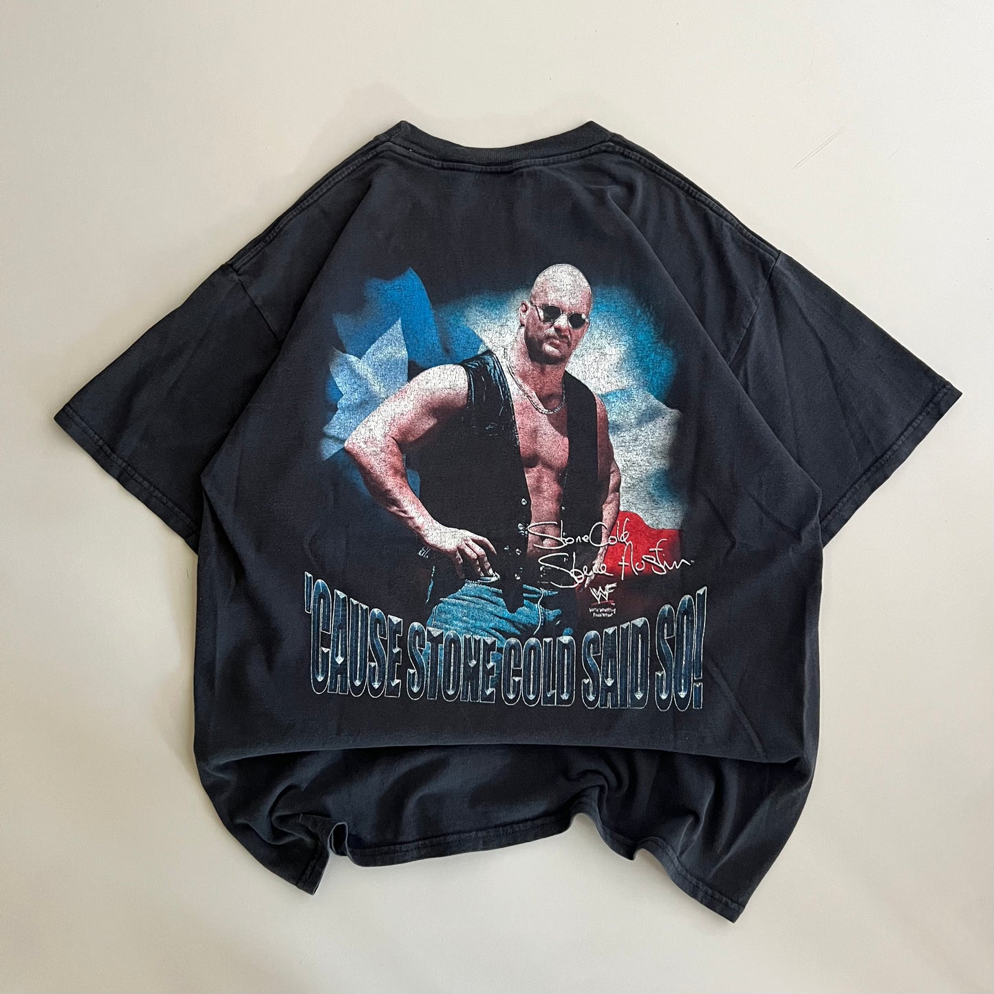 XL 90s Stone Cold Steve Austin WWF T-shirt