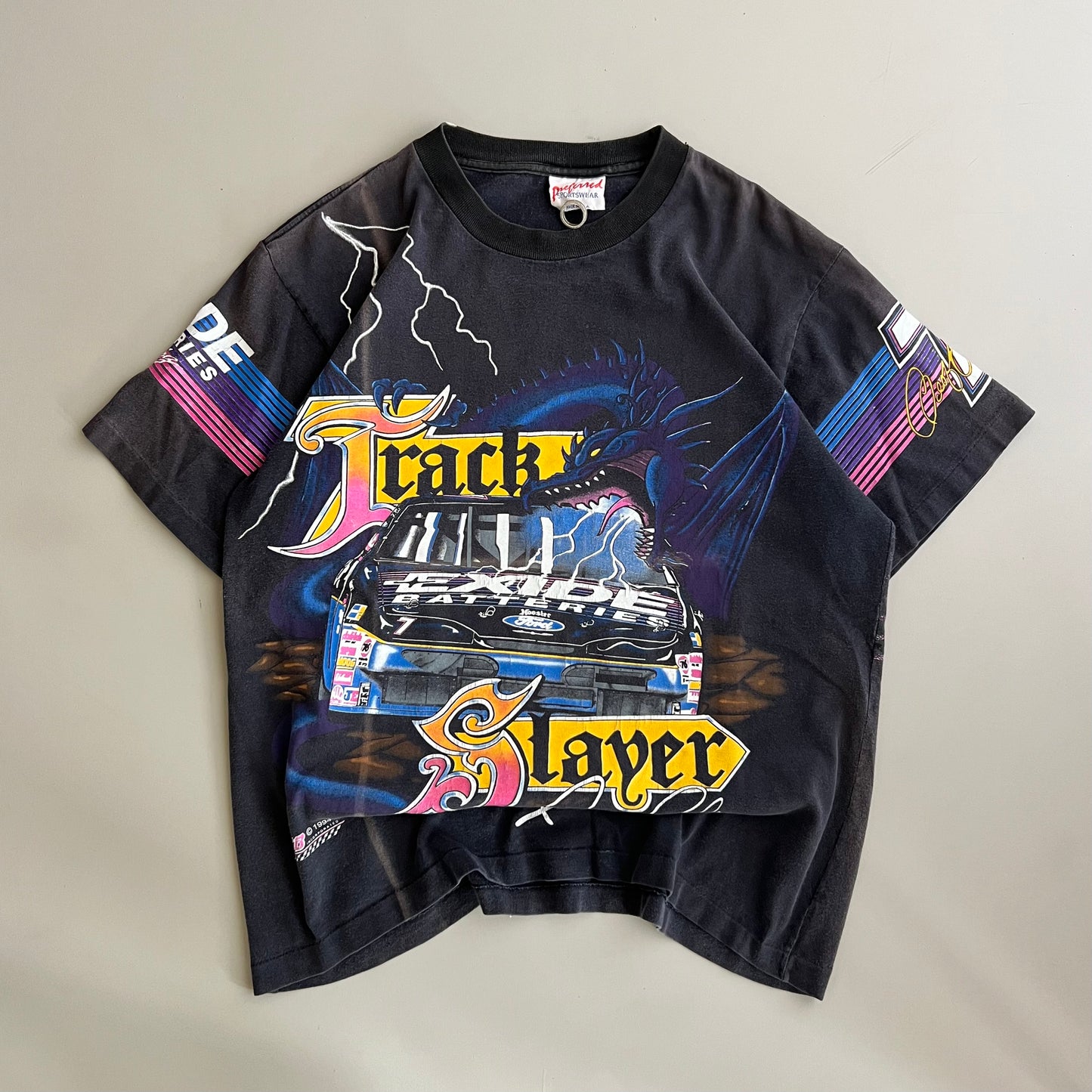 Large 1994 Geoff Bodine Exide T-shirt