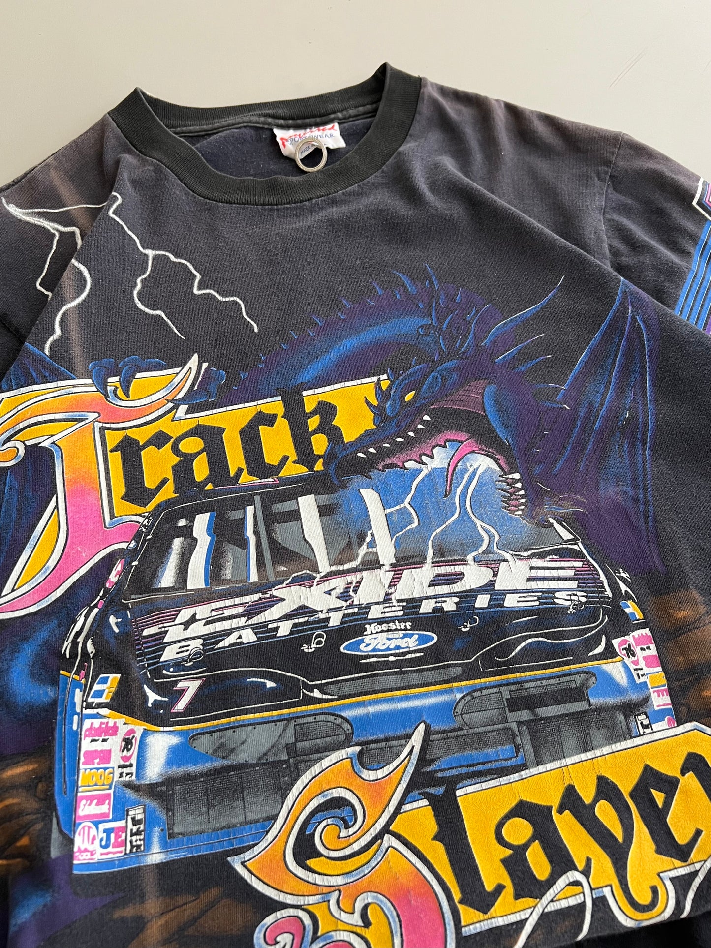 Large 1994 Geoff Bodine Exide T-shirt