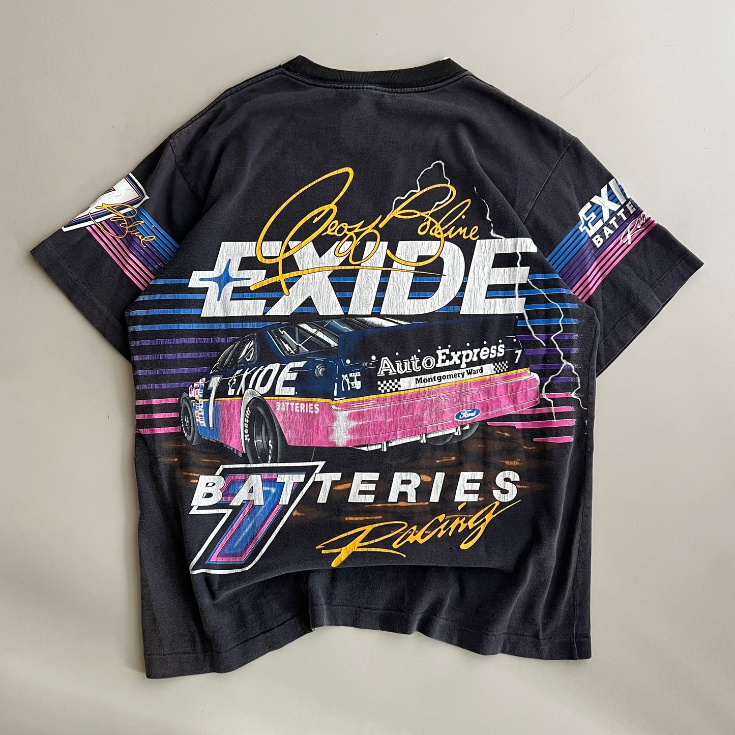 Large 1994 Geoff Bodine Exide T-shirt