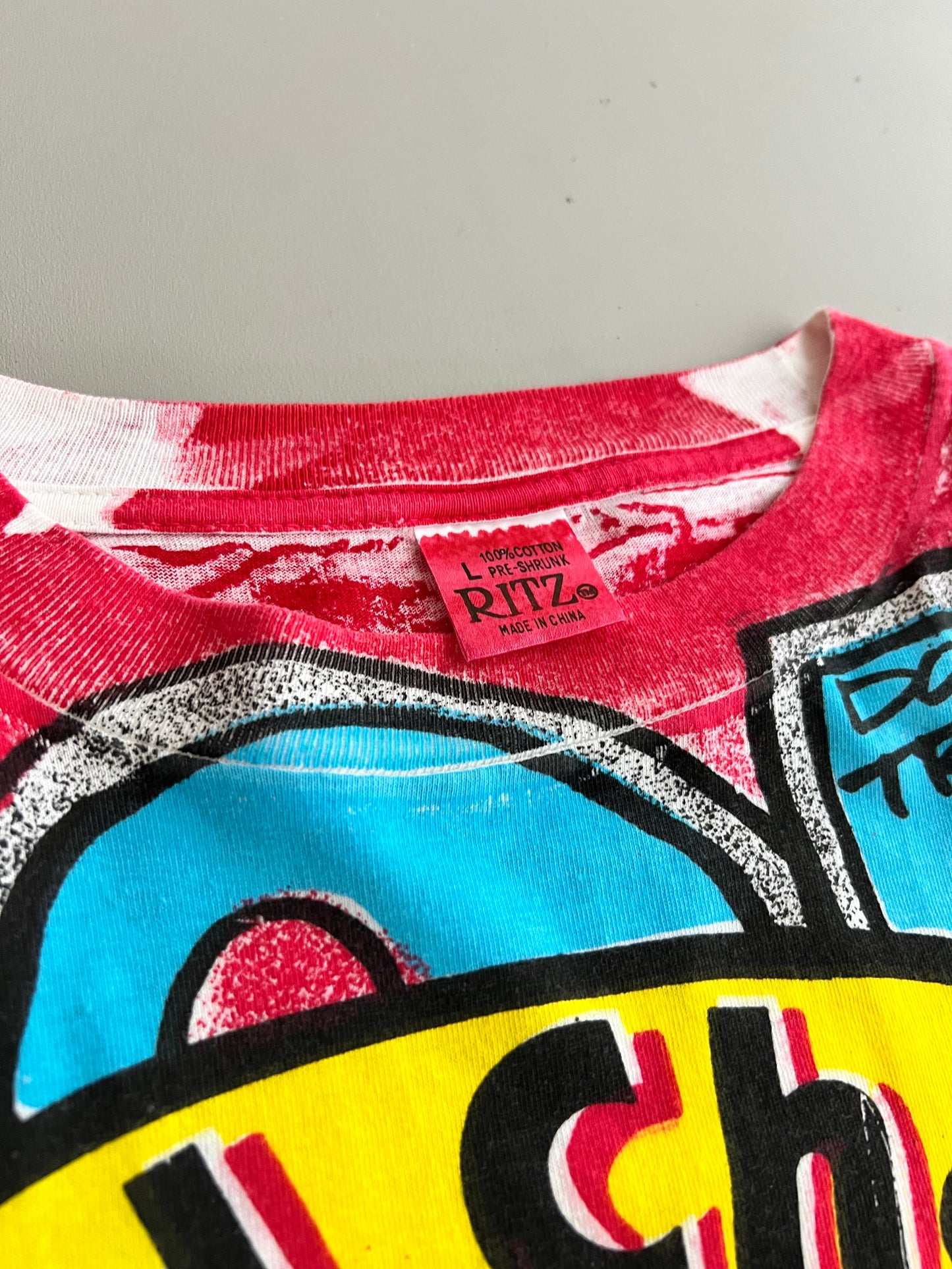 Large 1992 Chicago Bulls AOP T-shirt