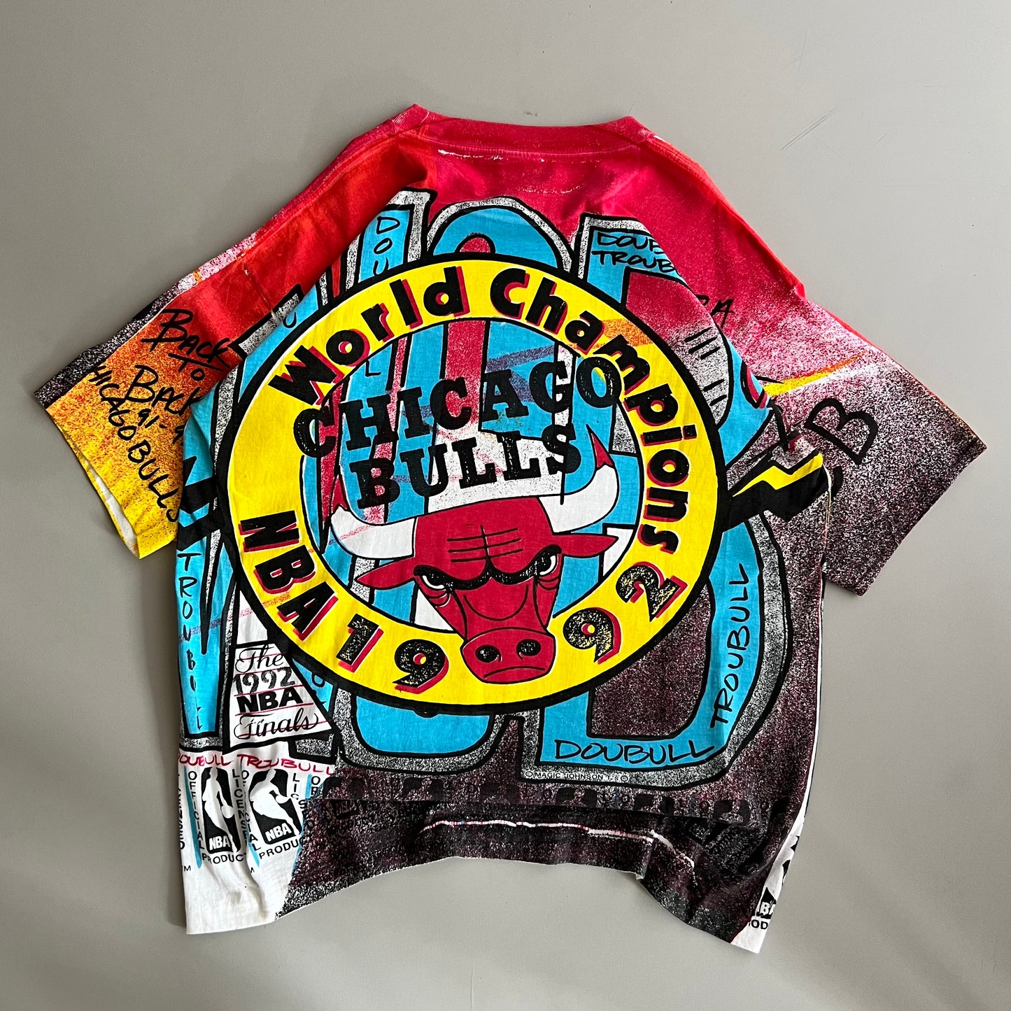 Large 1992 Chicago Bulls AOP T-shirt