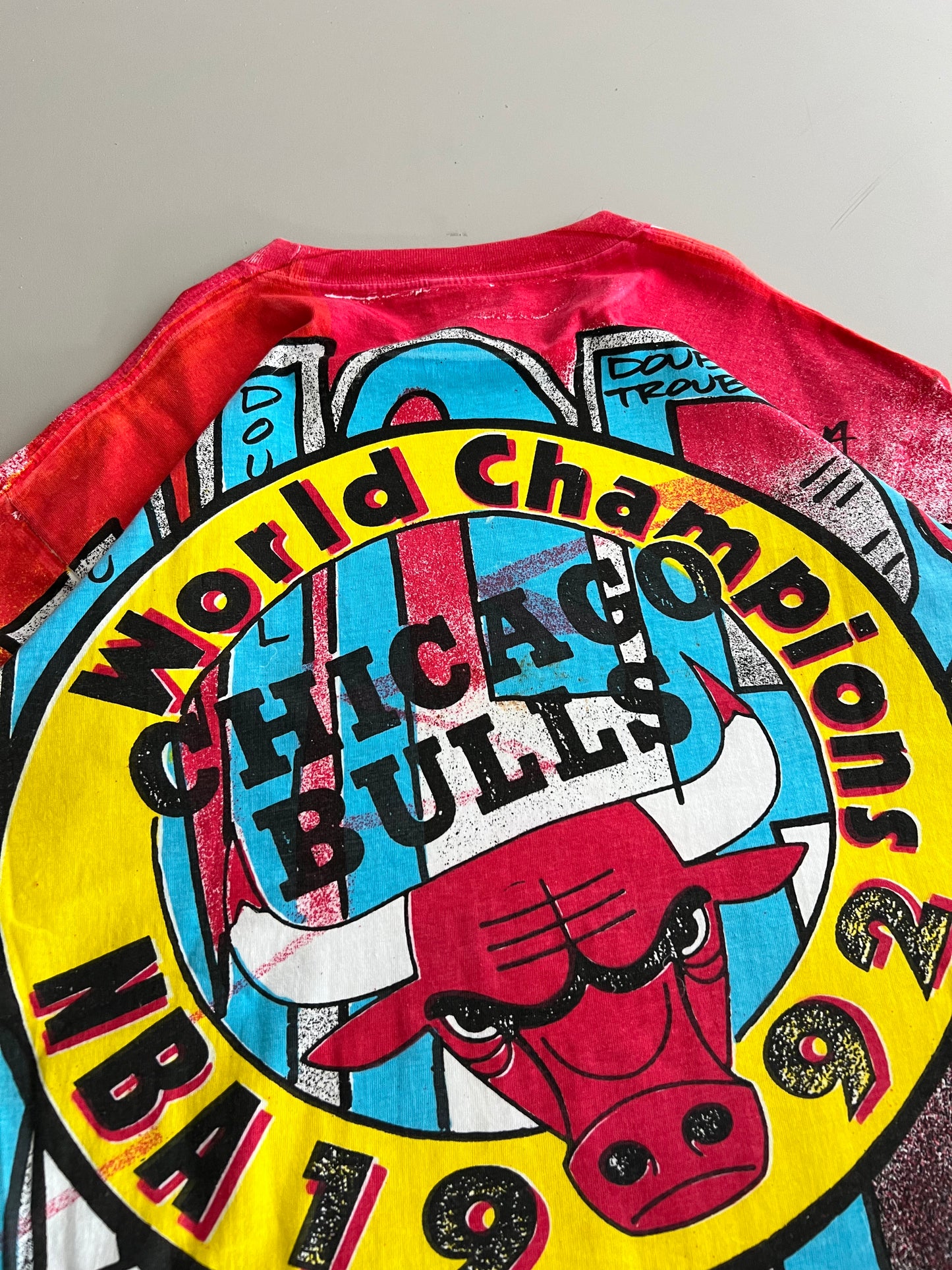Large 1992 Chicago Bulls AOP T-shirt