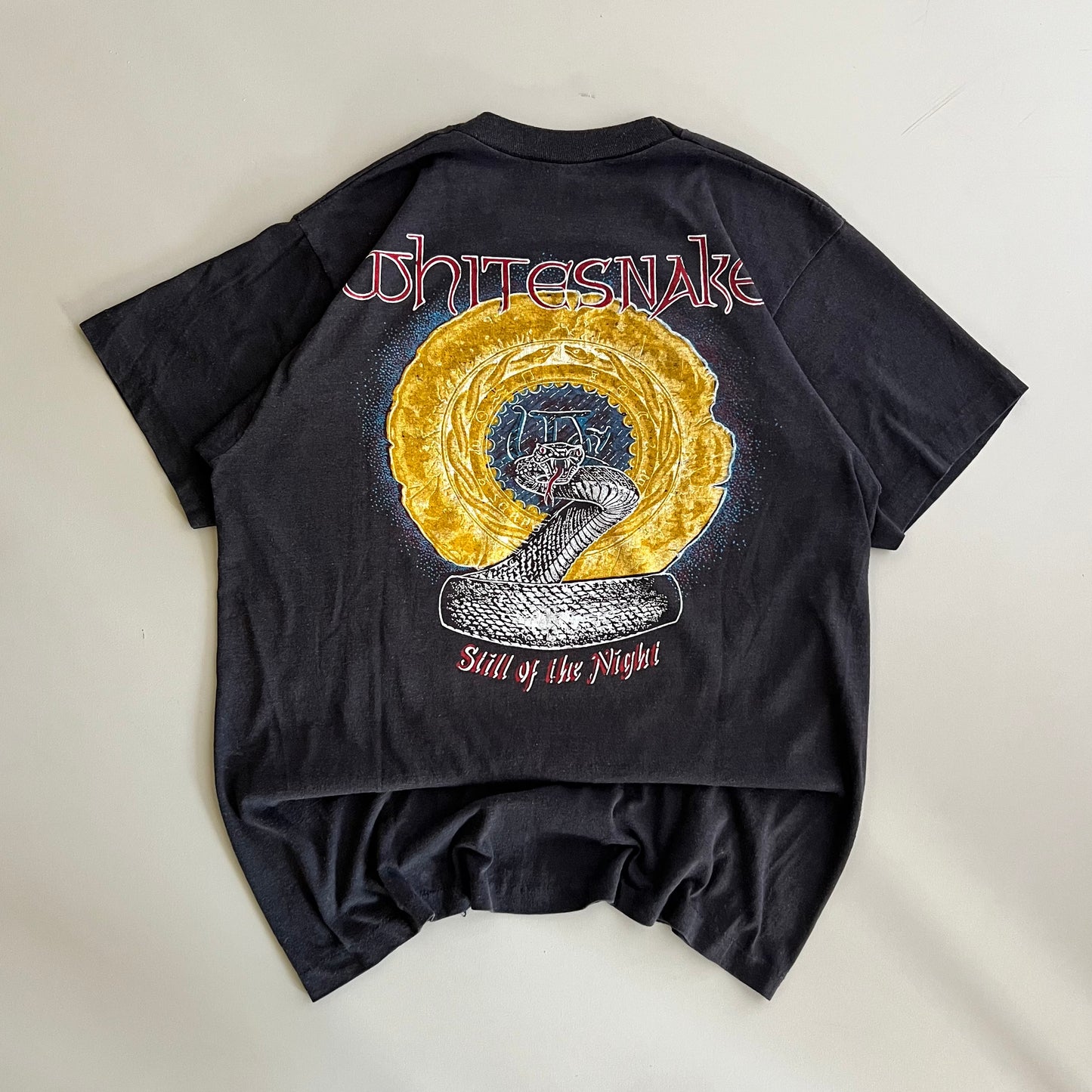 Medium 80s Motley Crue x Whitesnake Tour T-shirt