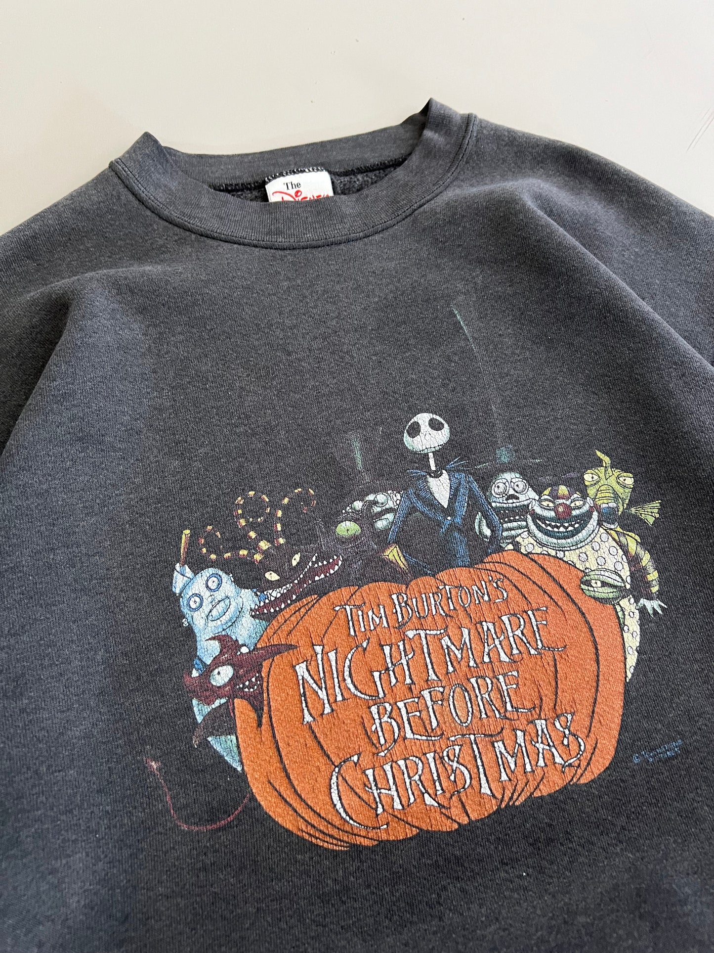 XL 90s Nightmare Before Christmas Disney Sweatshirt