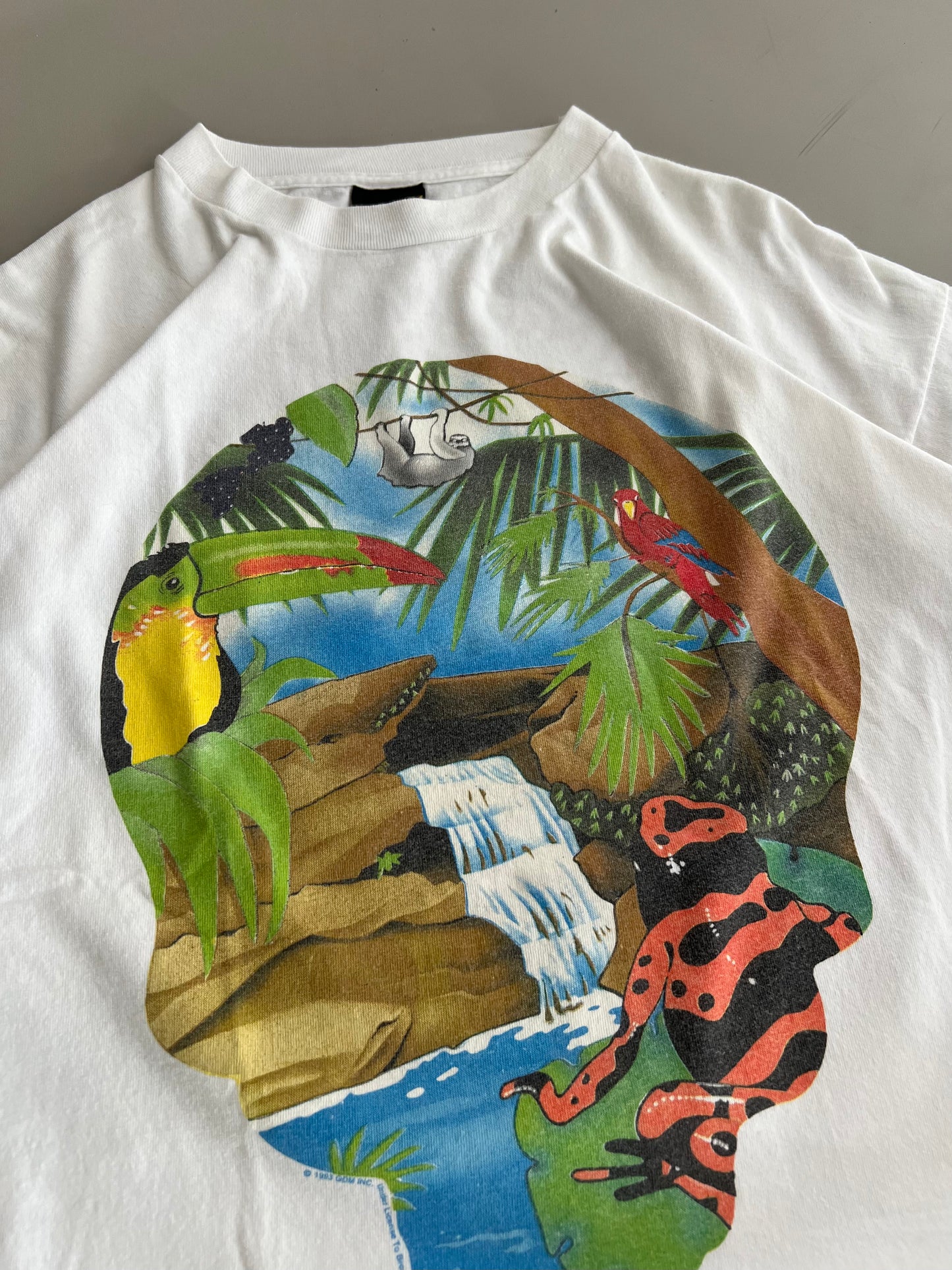 XL 1993 Grateful Dead Rainforest Spring Tour T-shirt