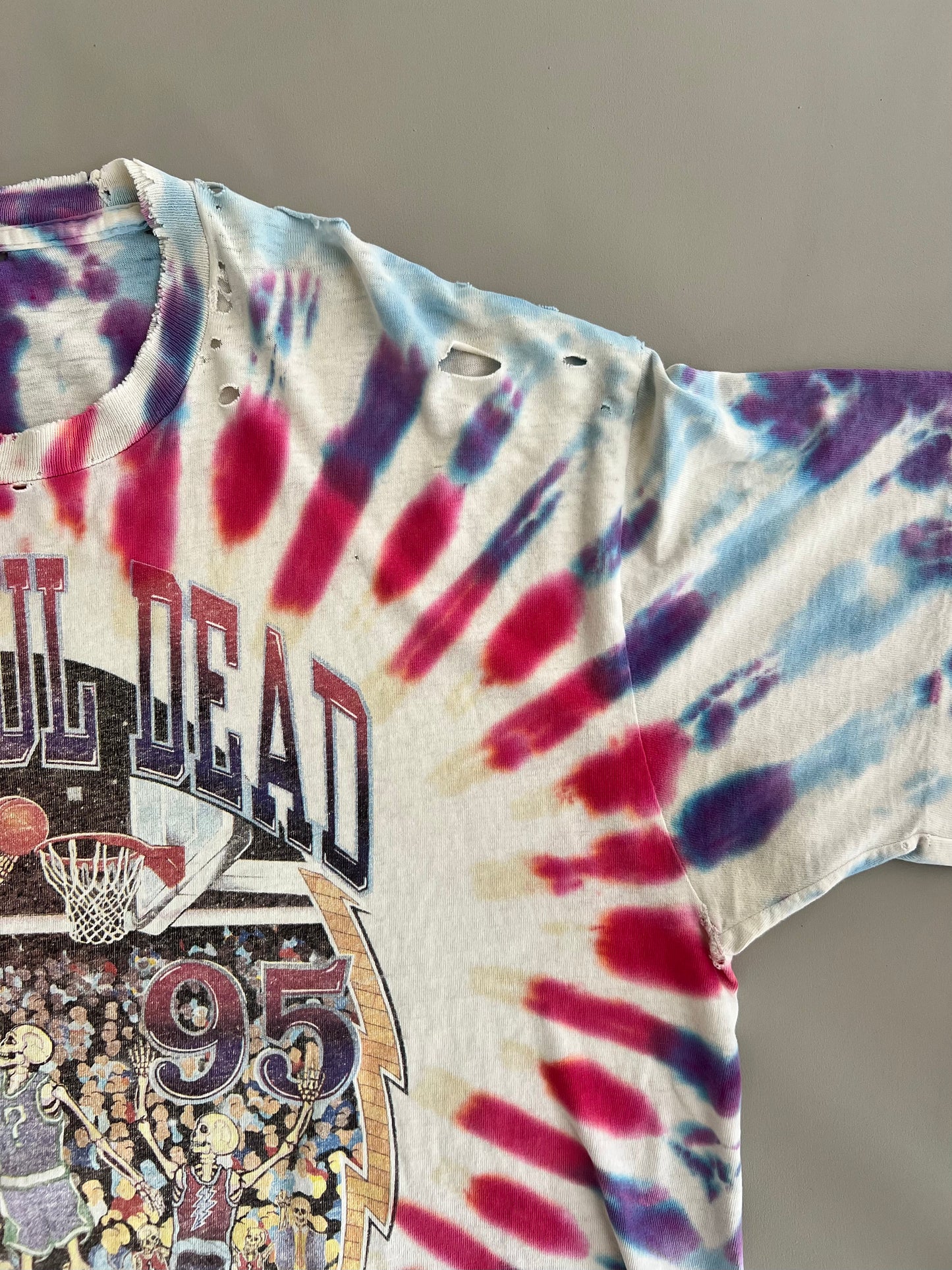 XL 1995 Grateful Dead Basketball T-shirt