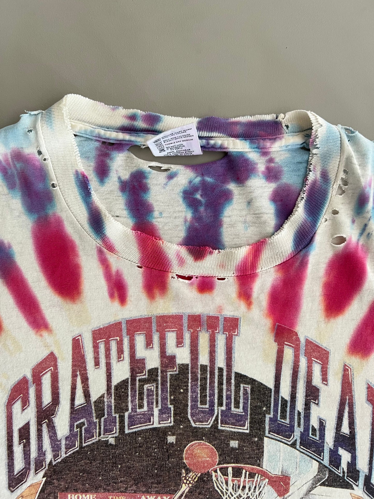 XL 1995 Grateful Dead Basketball T-shirt