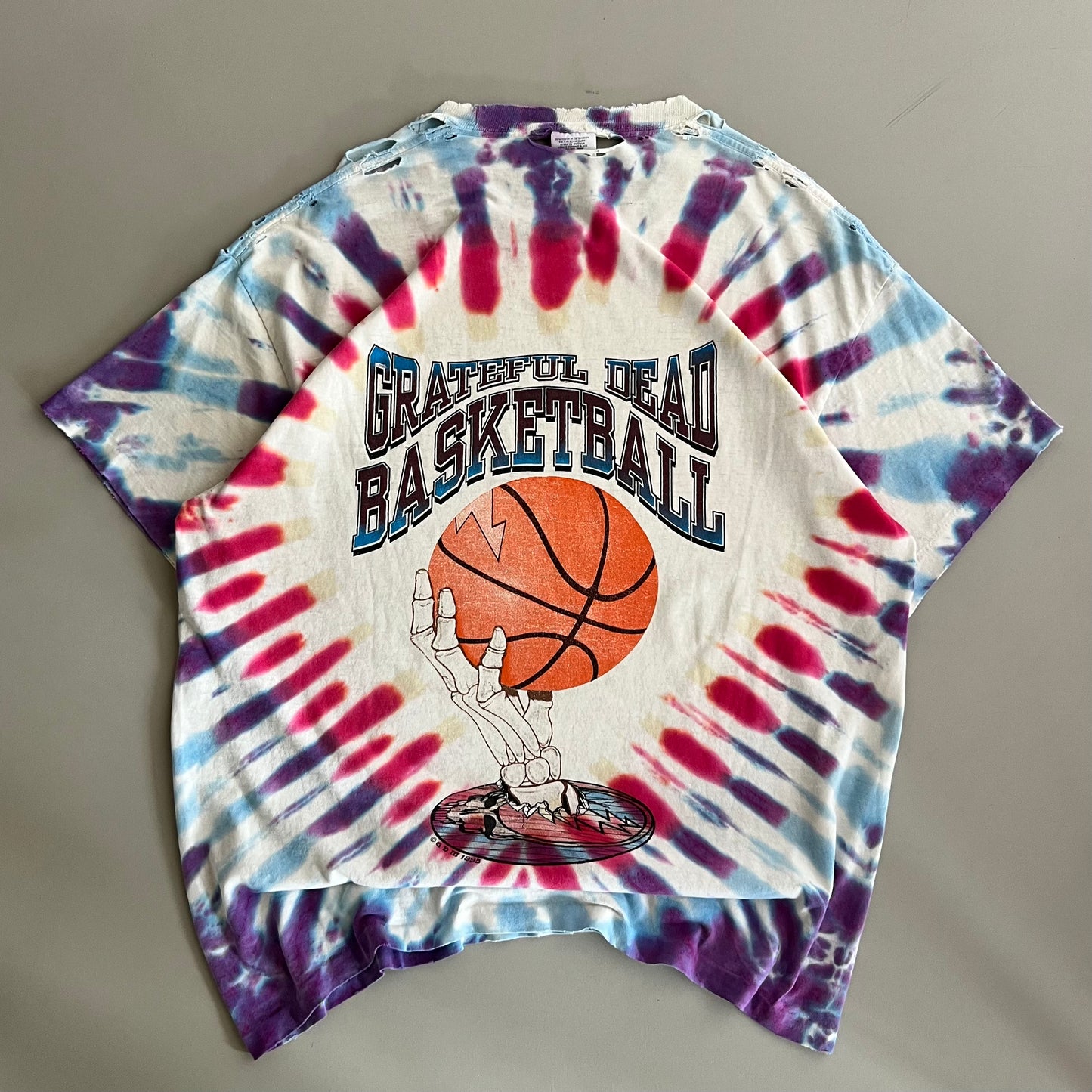 XL 1995 Grateful Dead Basketball T-shirt