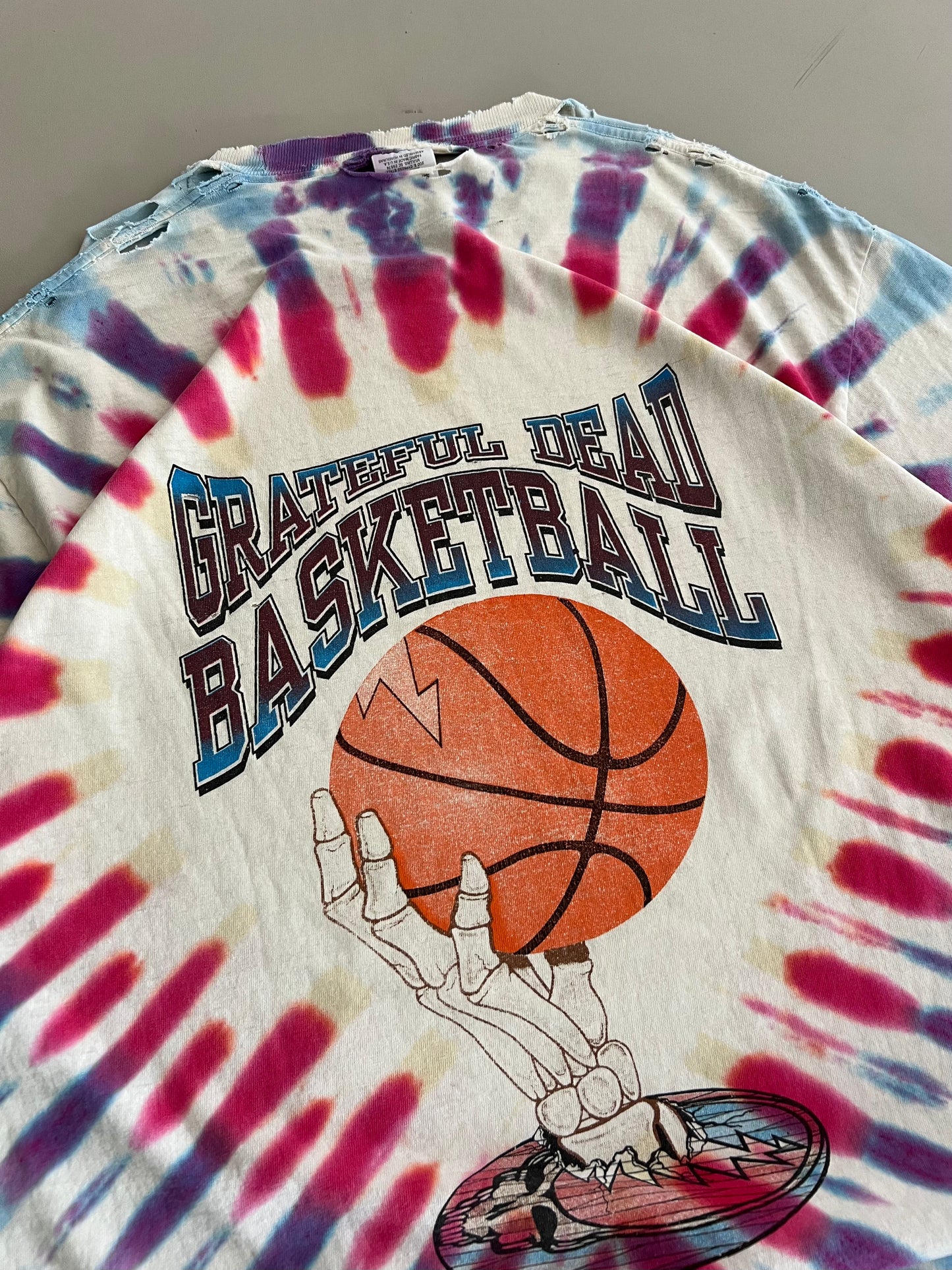XL 1995 Grateful Dead Basketball T-shirt
