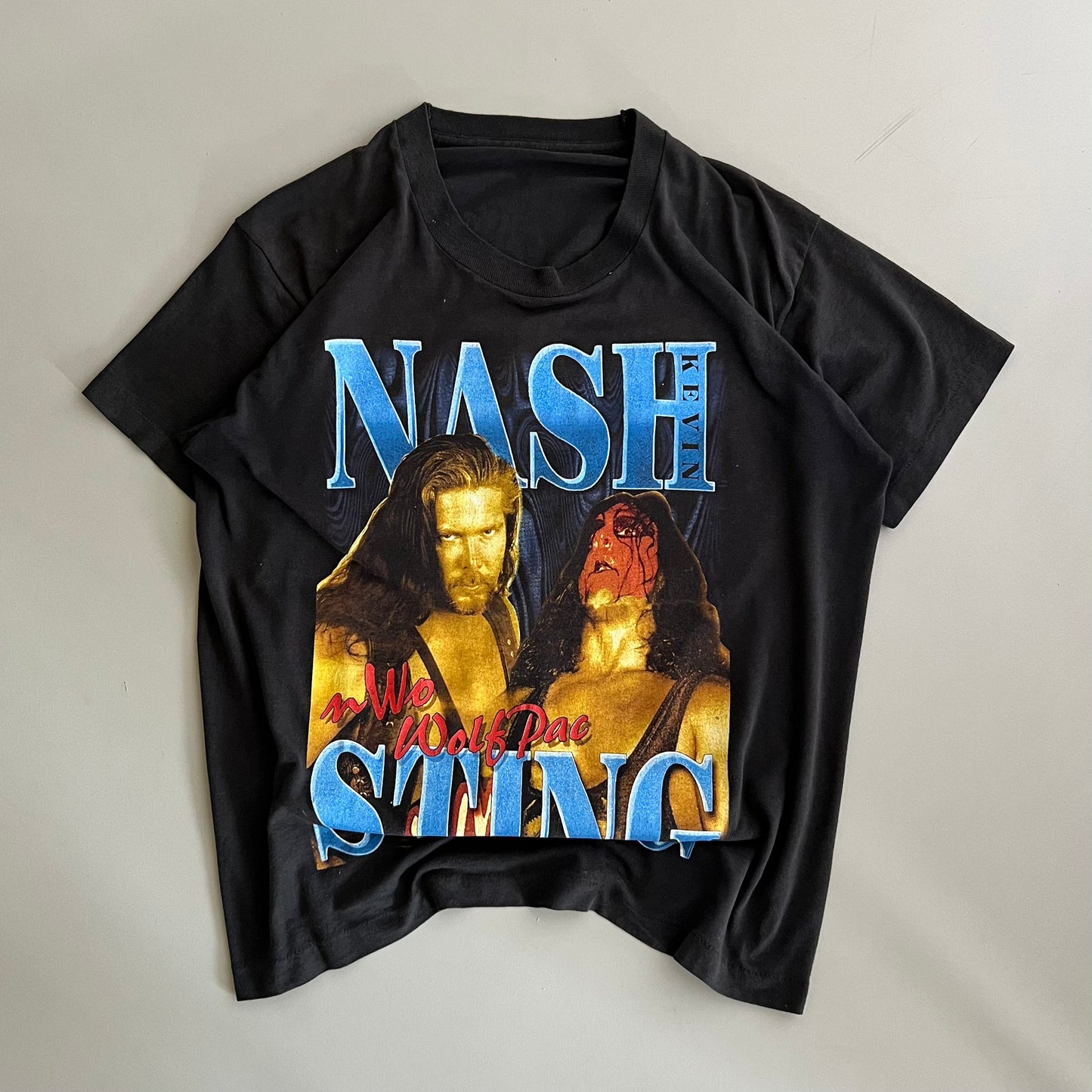 Small 90s Kevin Nash Rap Style T-shirt