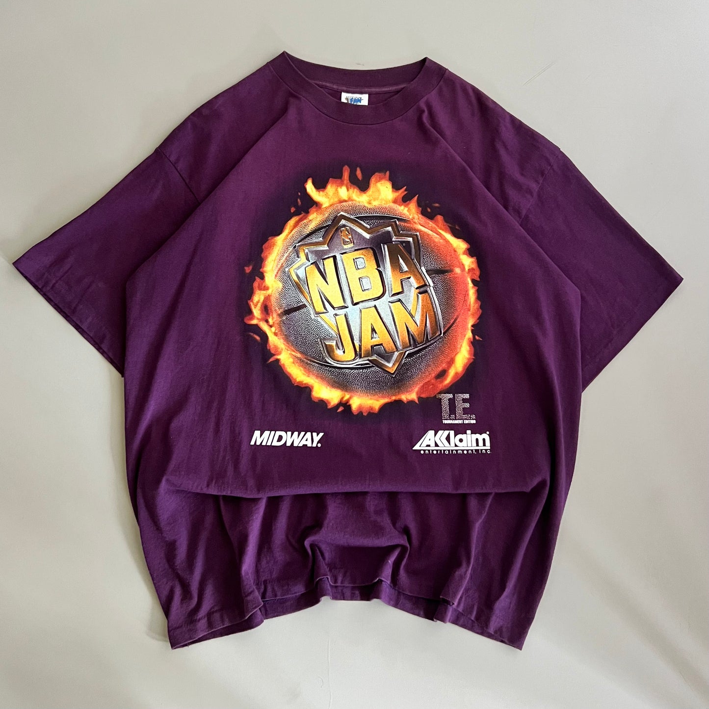 XL 90s NBA Jam Plum T-shirt