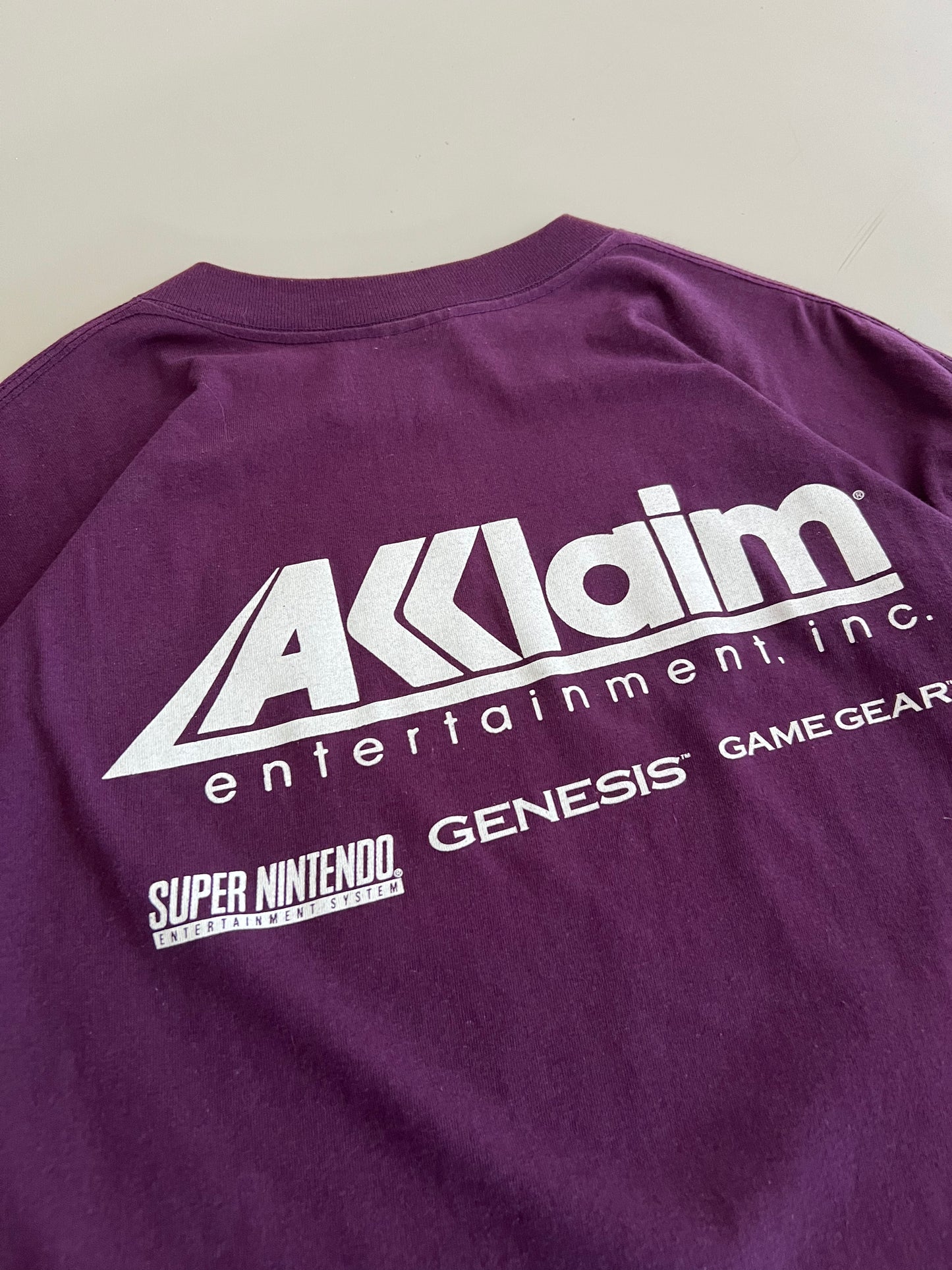 XL 90s NBA Jam Plum T-shirt