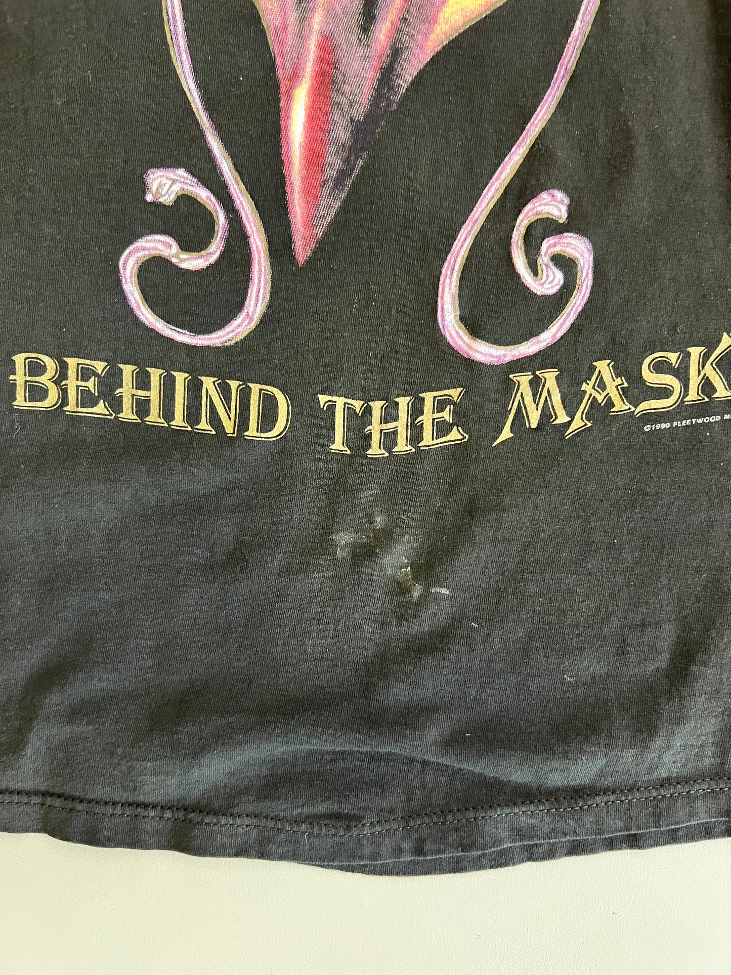 Large 1990 Fleetwood Mac The Mask Tour T-shirt