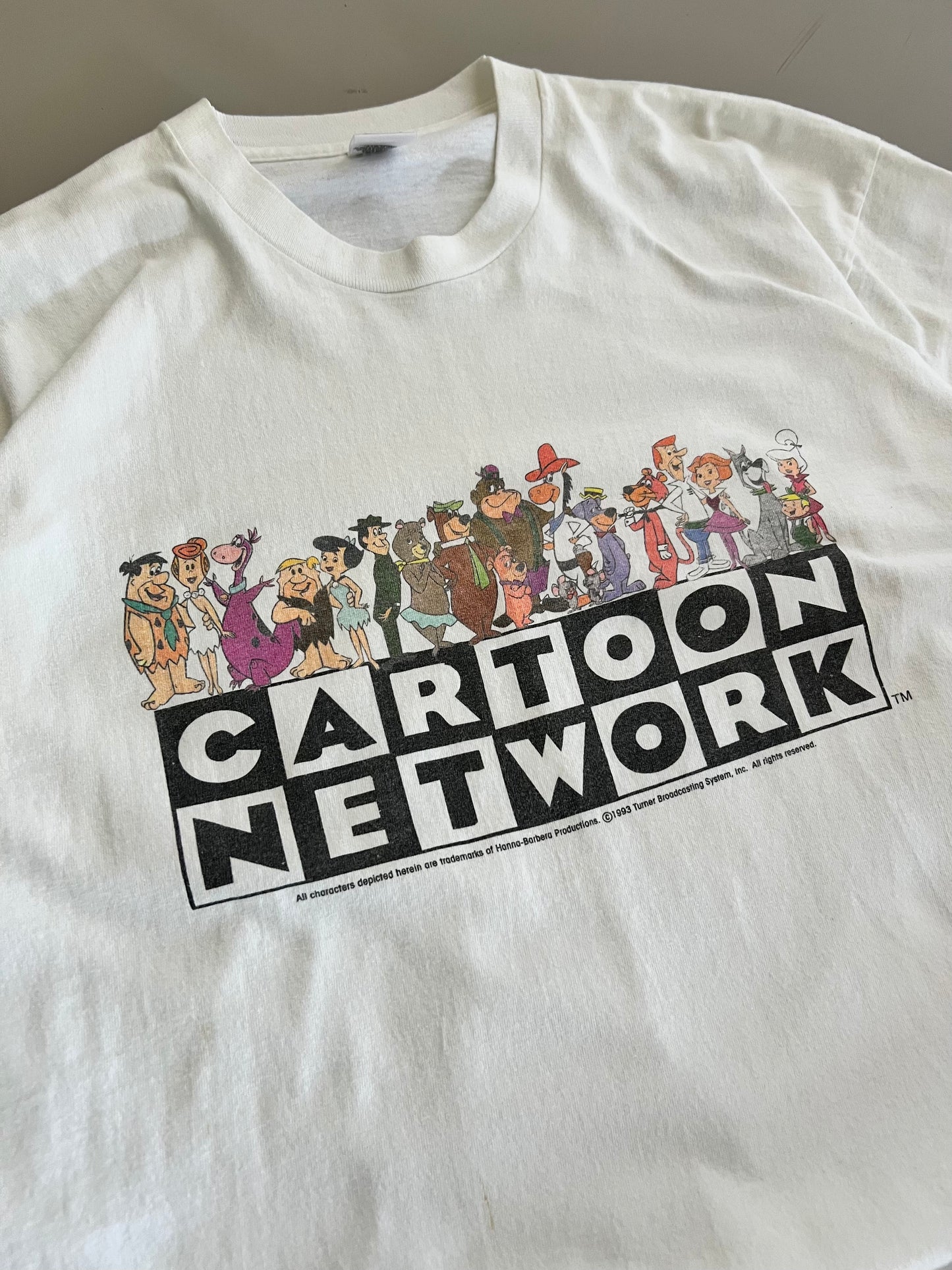 XL 1993 Cartoon Network Box Logo T-shirt
