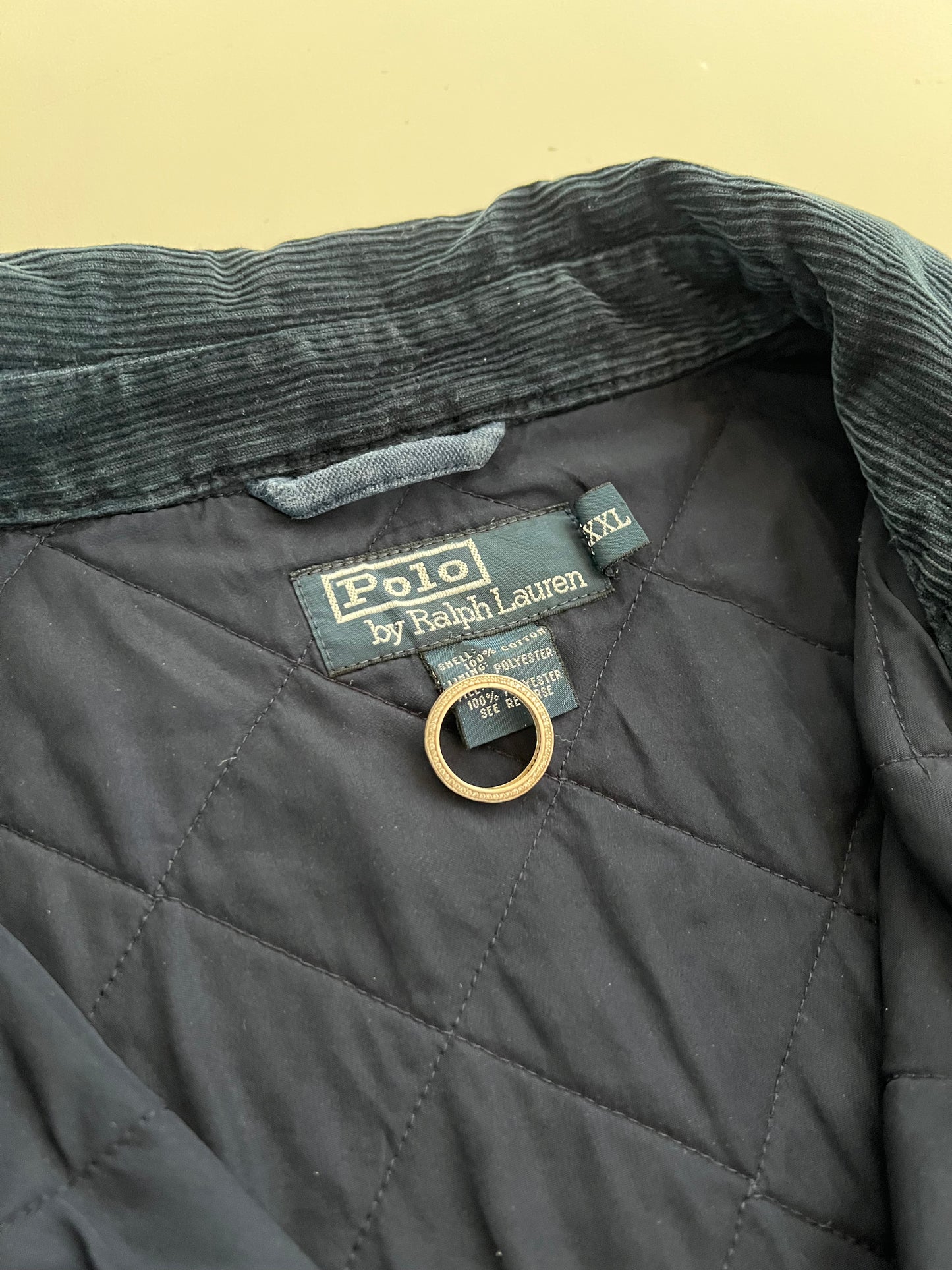 XXL Navy Polo Ralph Lauren Quilted Jacket