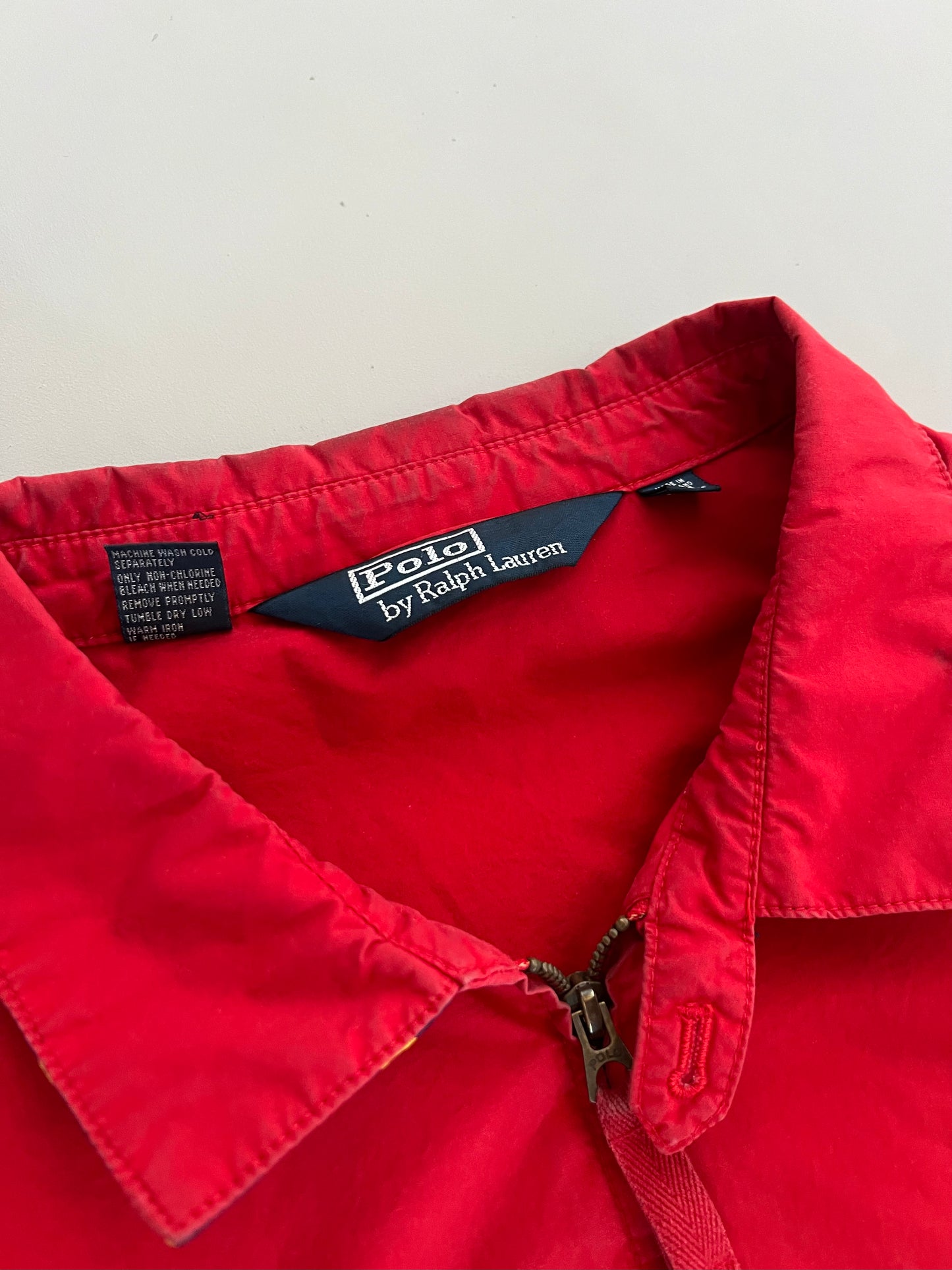 XXL 90s Red Polo Ralph Lauren Horsemen Jacket