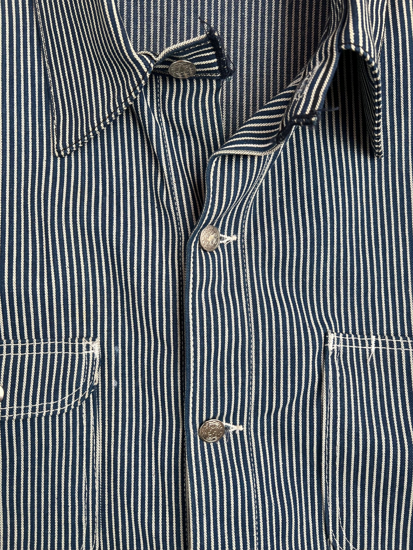 XL 90s Pointer Hickory Striped Denim Chore