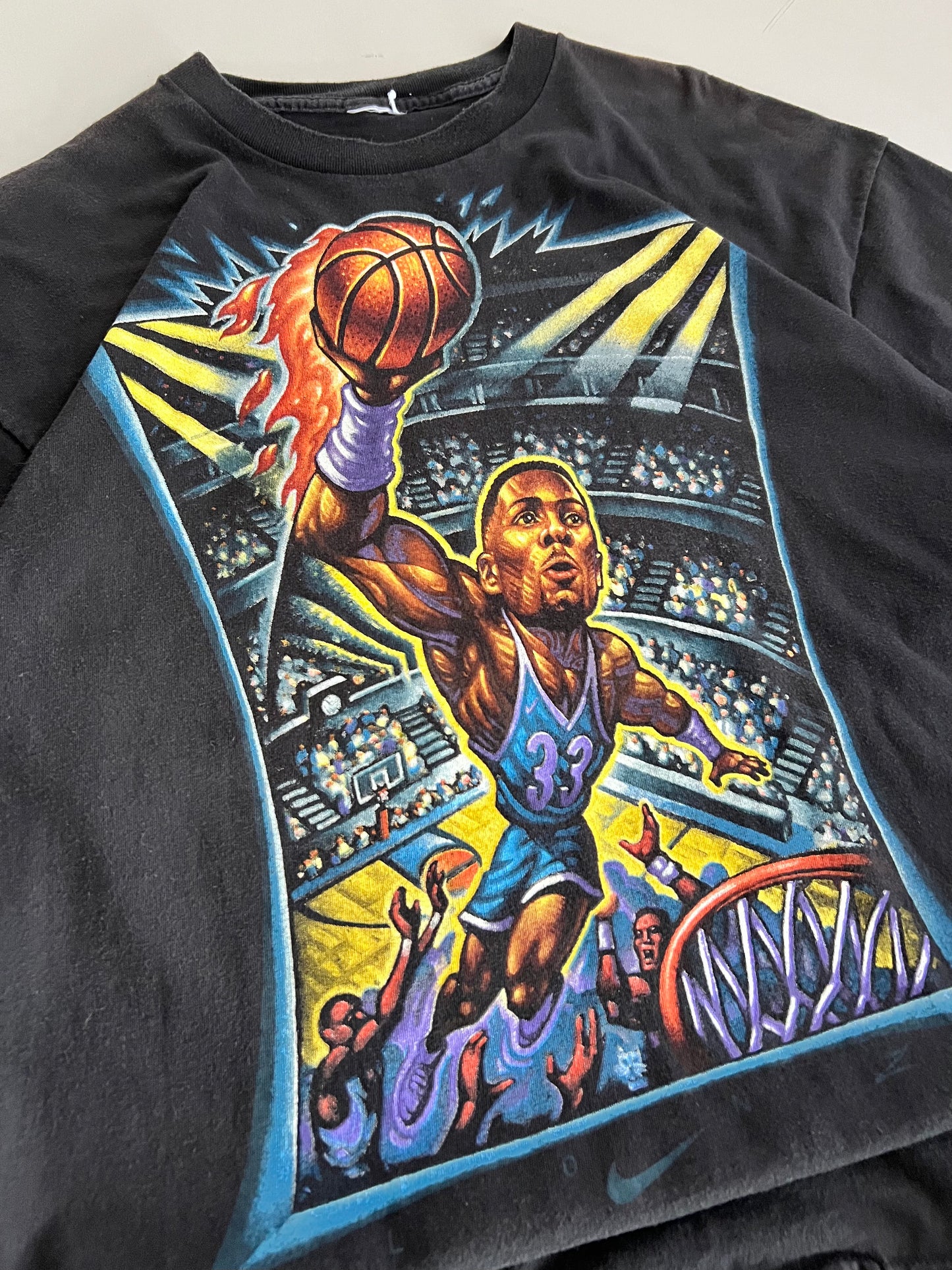 XL 90s Nike Alonzo Mourning T-shirt