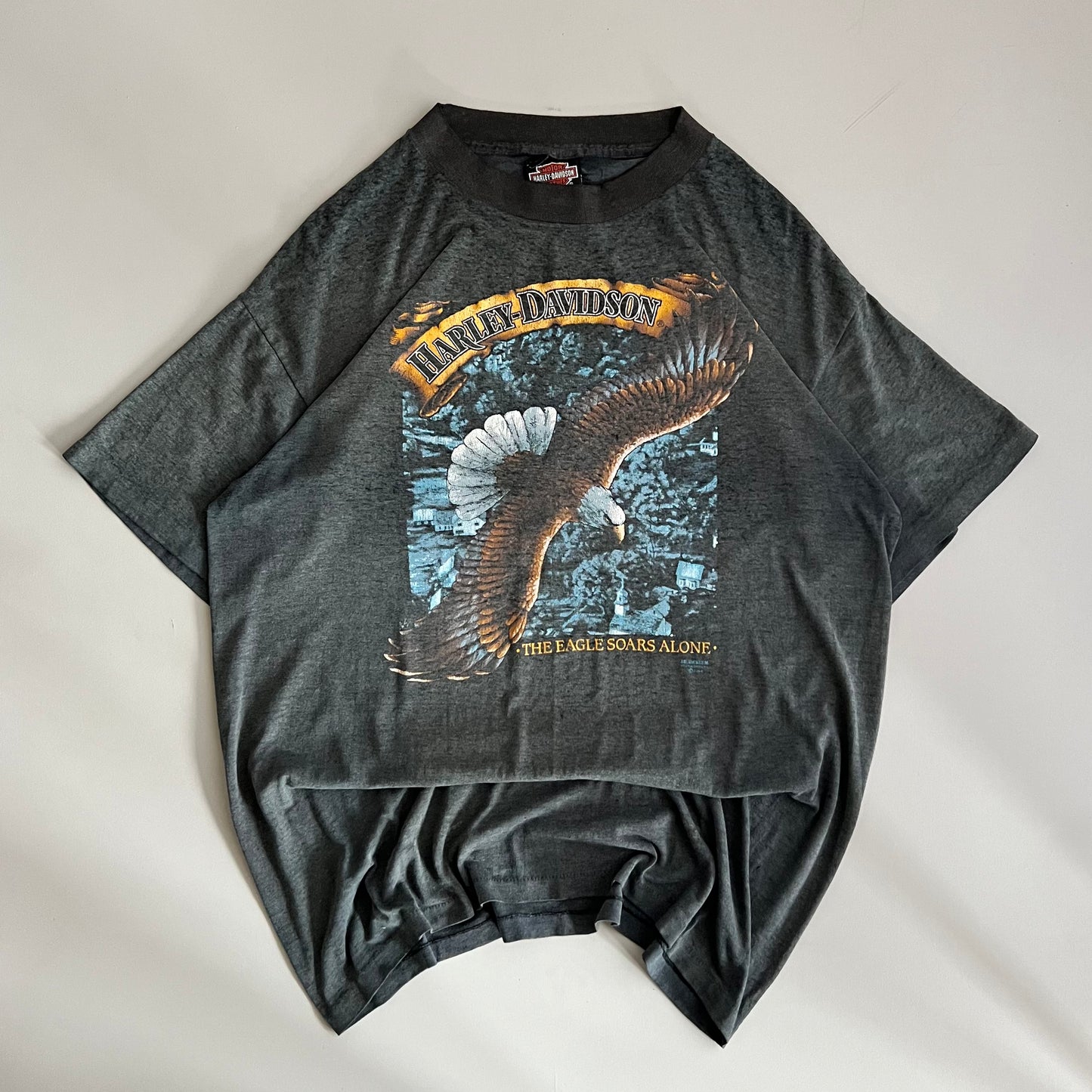 XL 80s Harley Davidson South Carolina 3D Emblem T-shirt