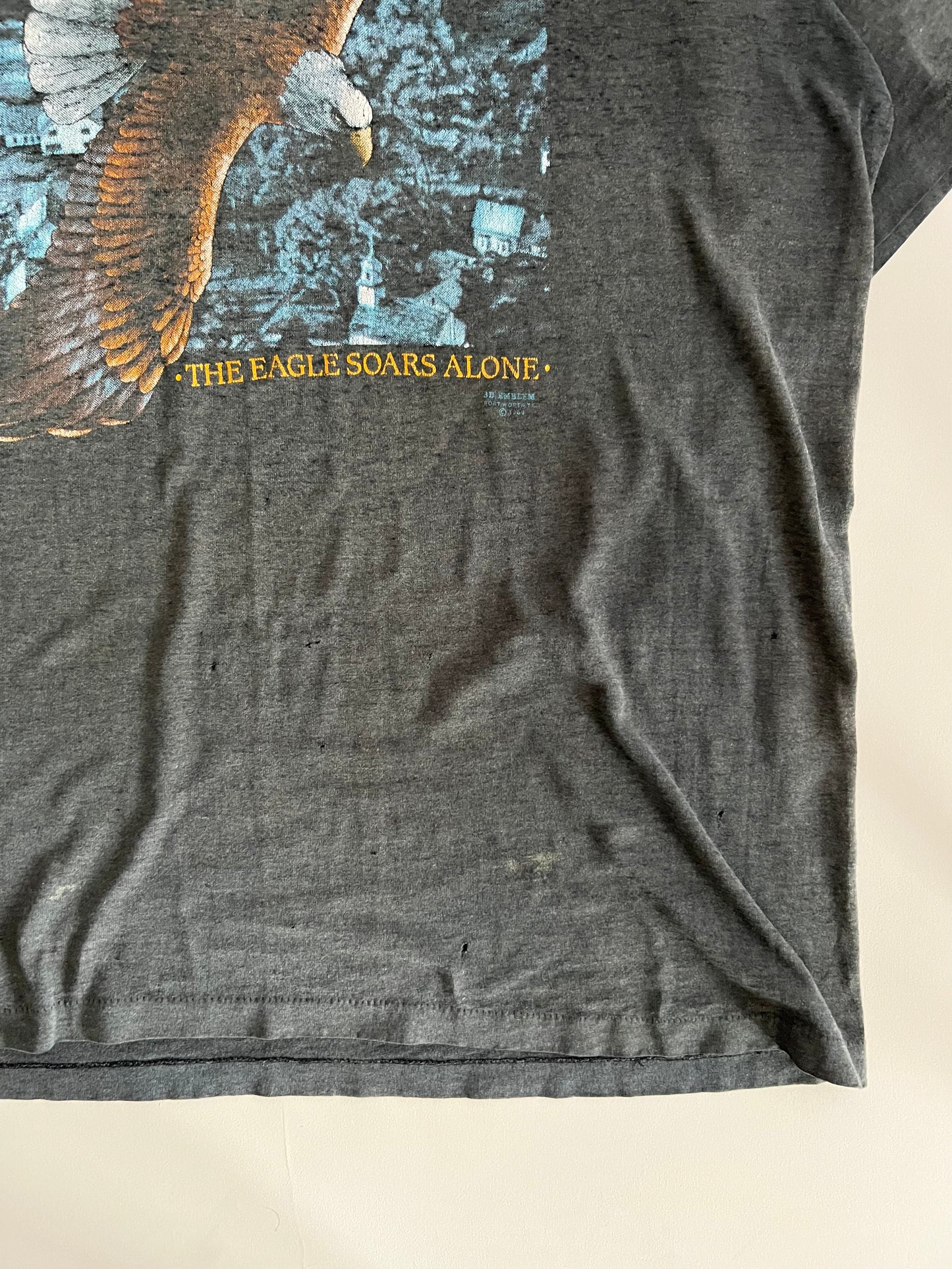 XL 80s Harley Davidson South Carolina 3D Emblem T-shirt
