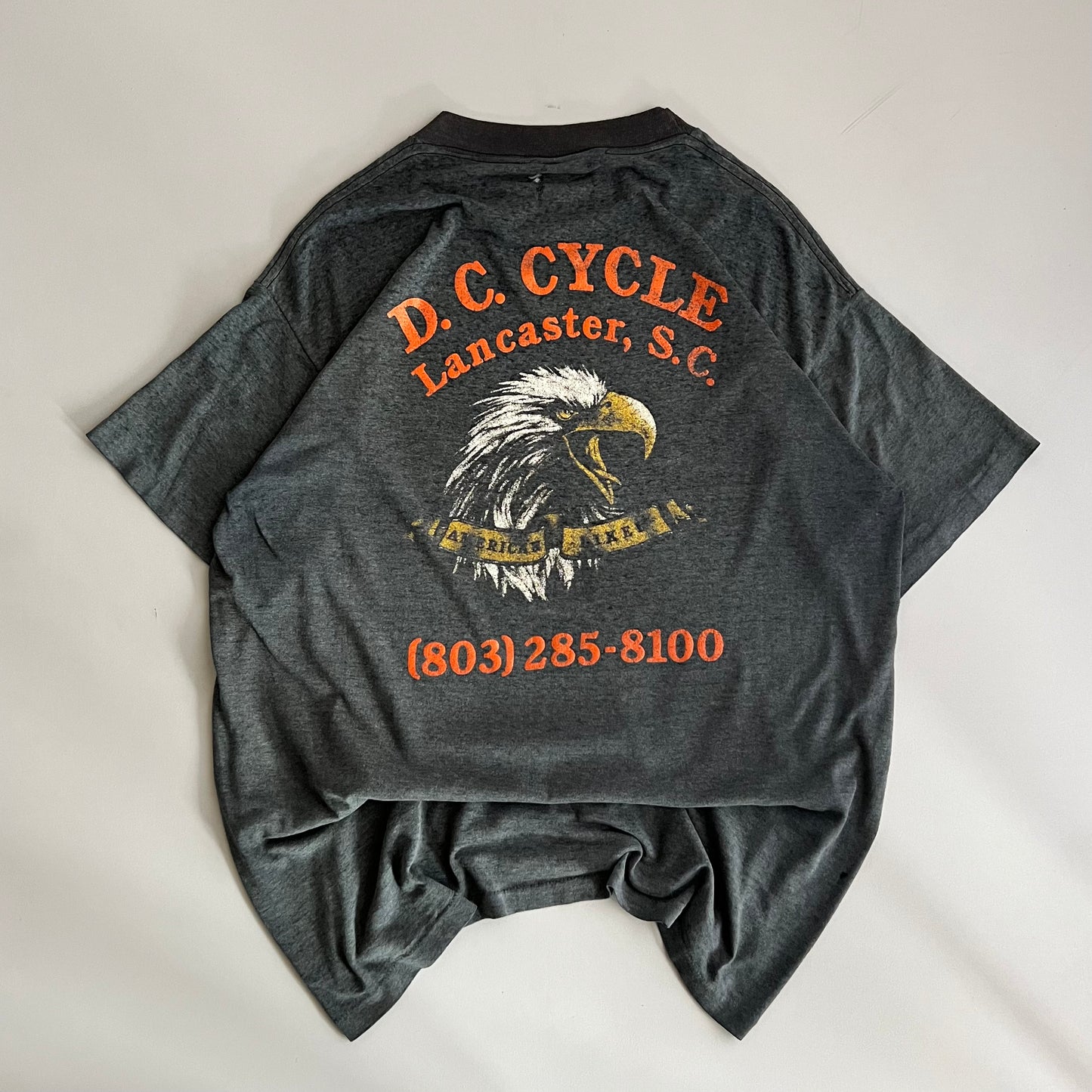 XL 80s Harley Davidson South Carolina 3D Emblem T-shirt