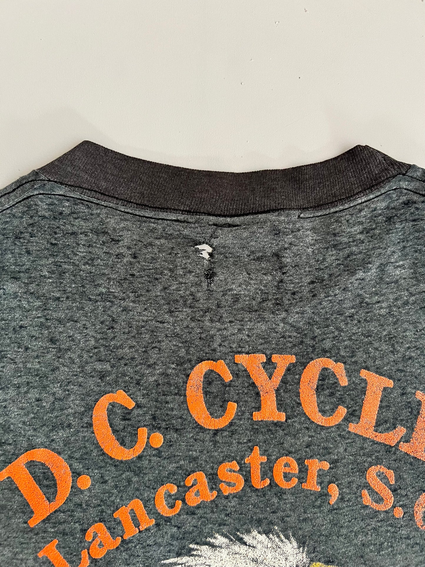 XL 80s Harley Davidson South Carolina 3D Emblem T-shirt