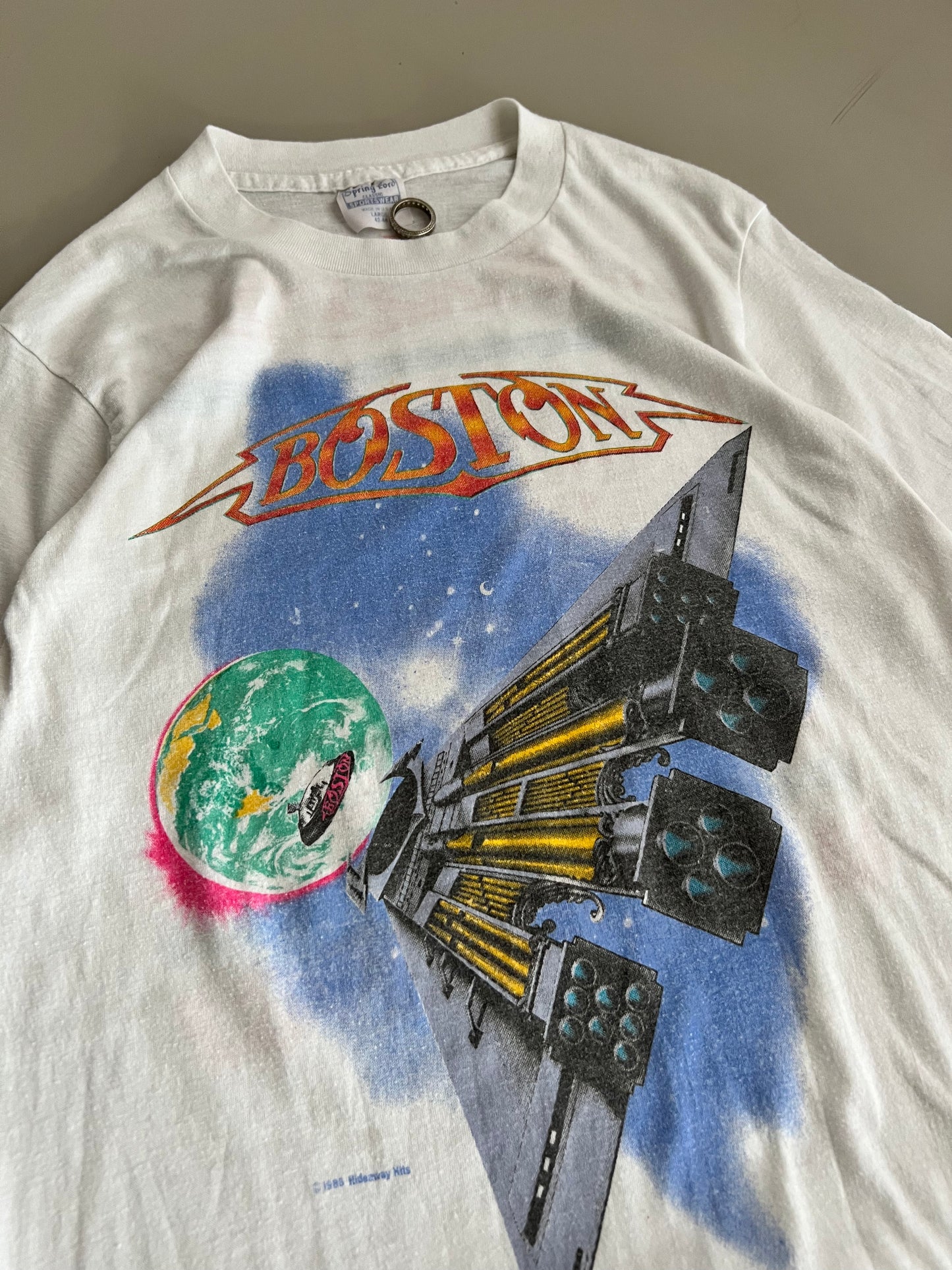 Large 1987 Boston US Tour T-shirt