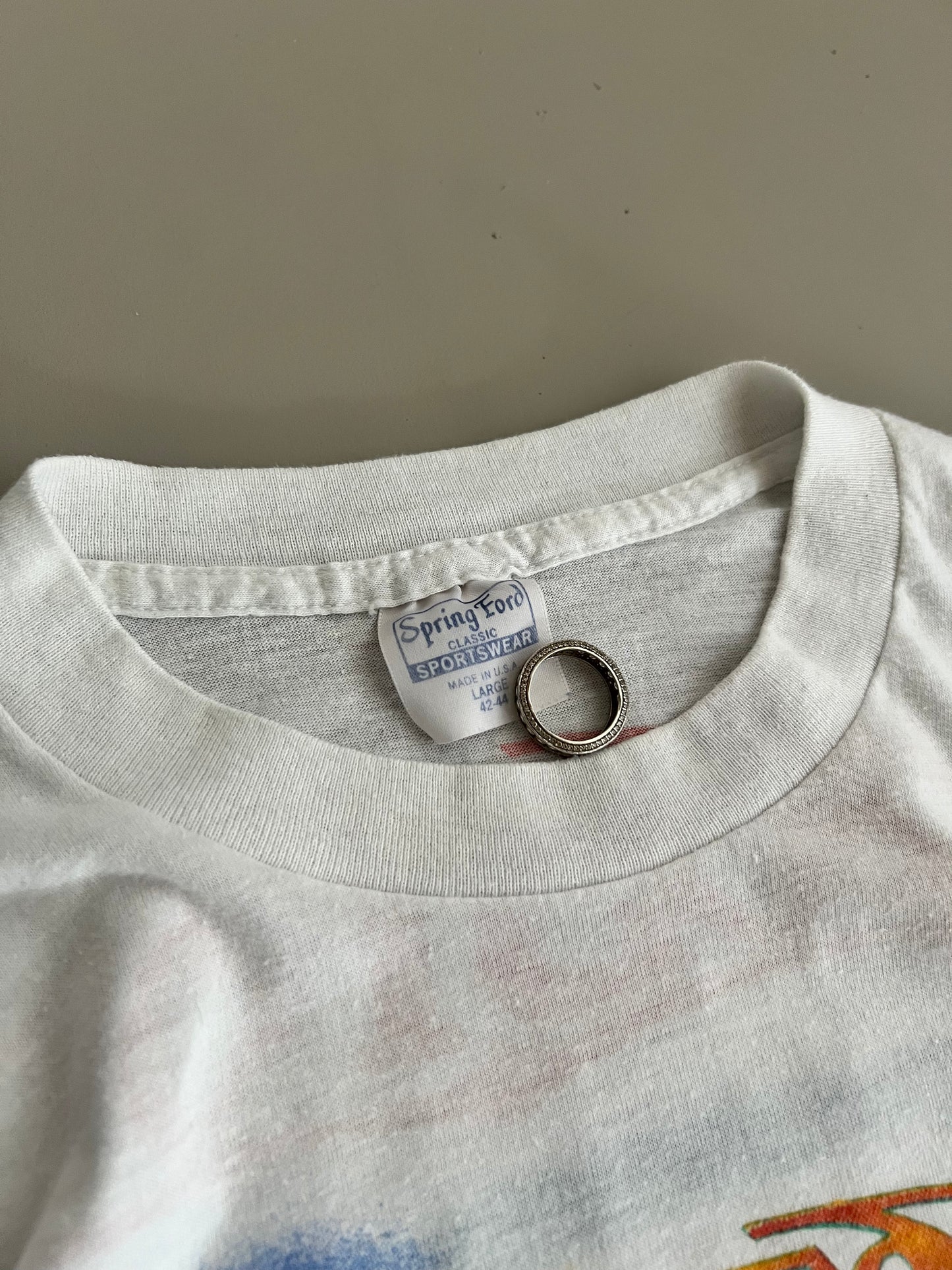 Large 1987 Boston US Tour T-shirt