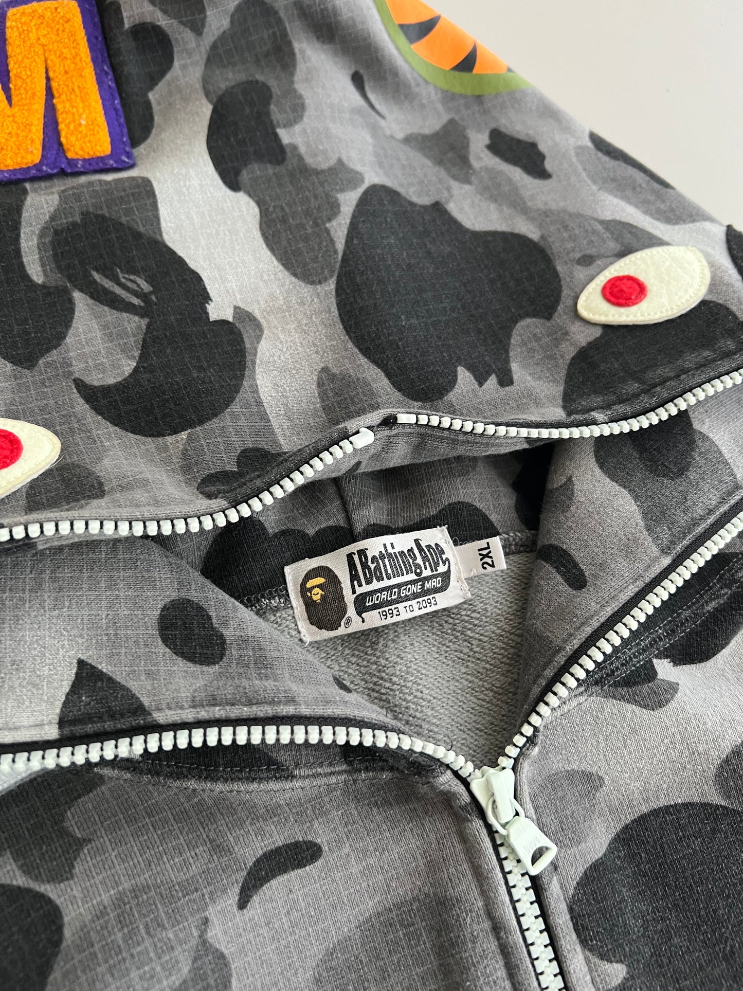 2XL Frankenape Bape Ape Snow Camo Jacket