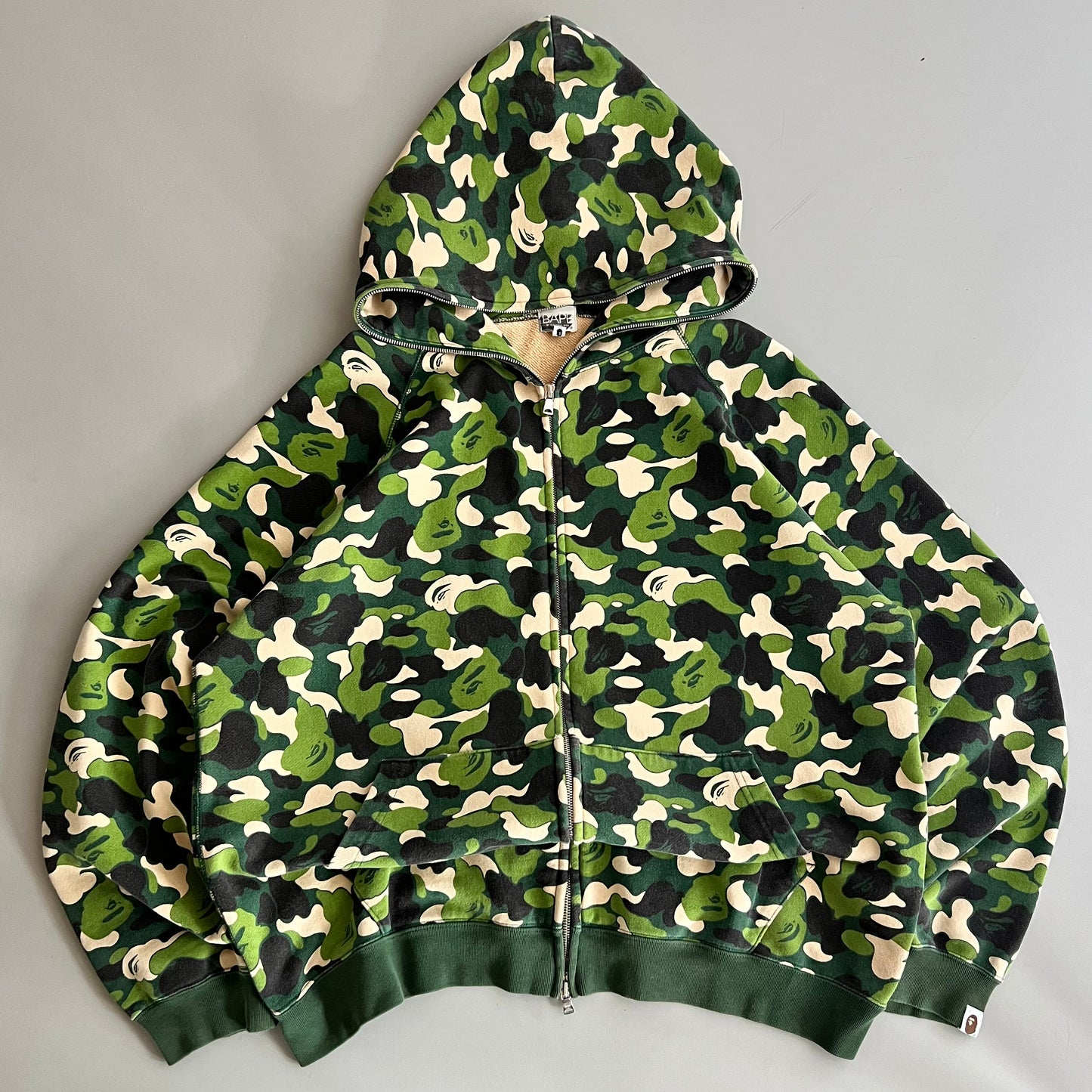 Large 2006 Bape Camo Full Zip Sweatshirt