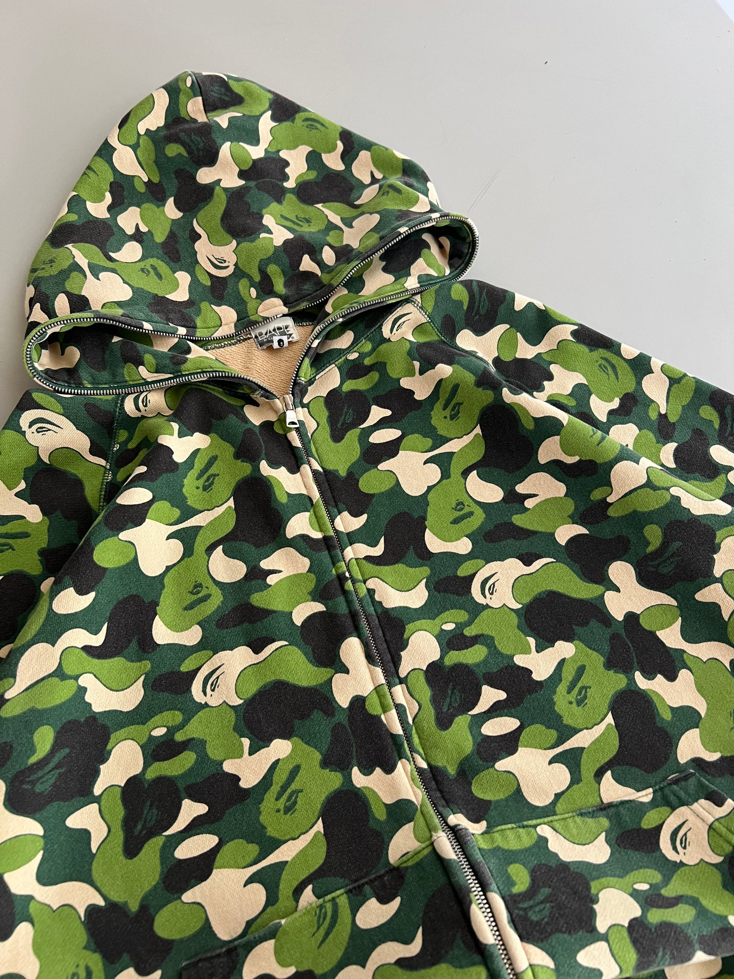 Large 2006 Bape Camo Full Zip Sweatshirt