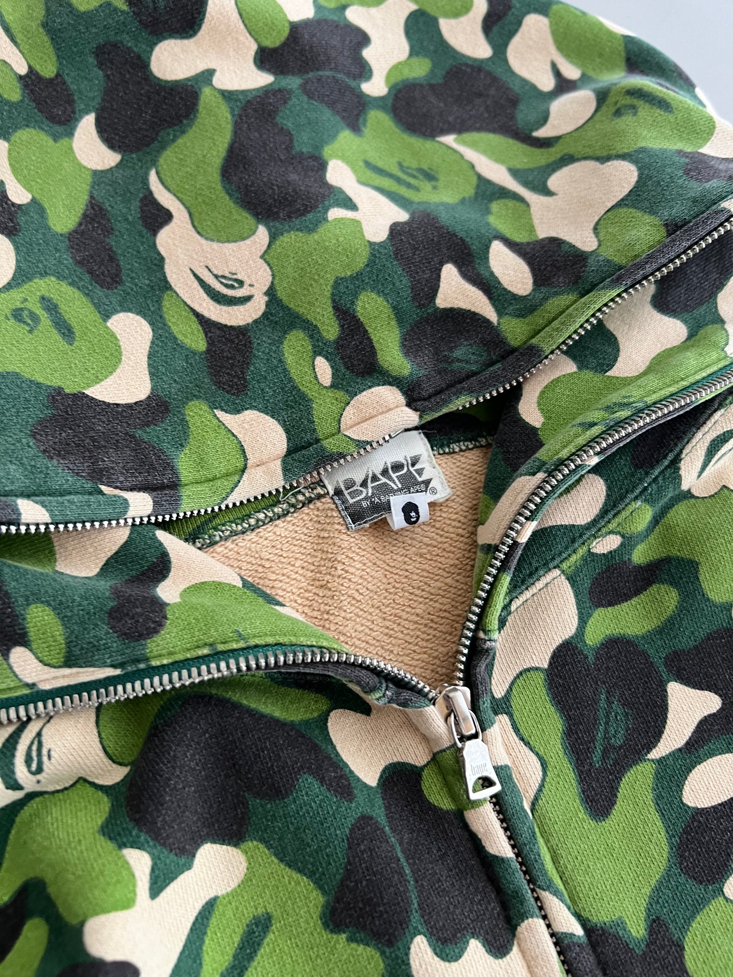 Large 2006 Bape Camo Full Zip Sweatshirt