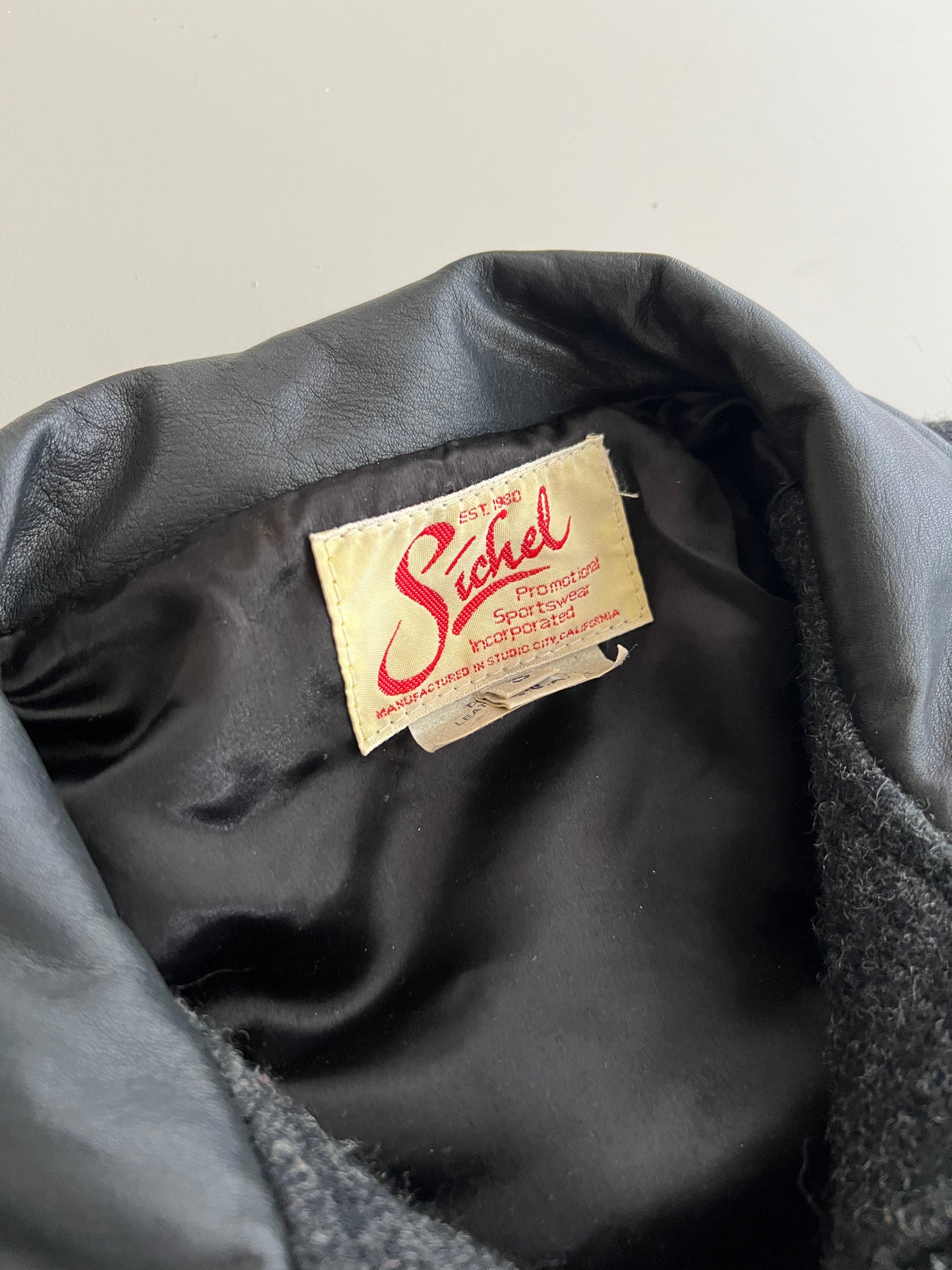 Small 90s Yu-Gi-Oh! Production Crew Wool Coat