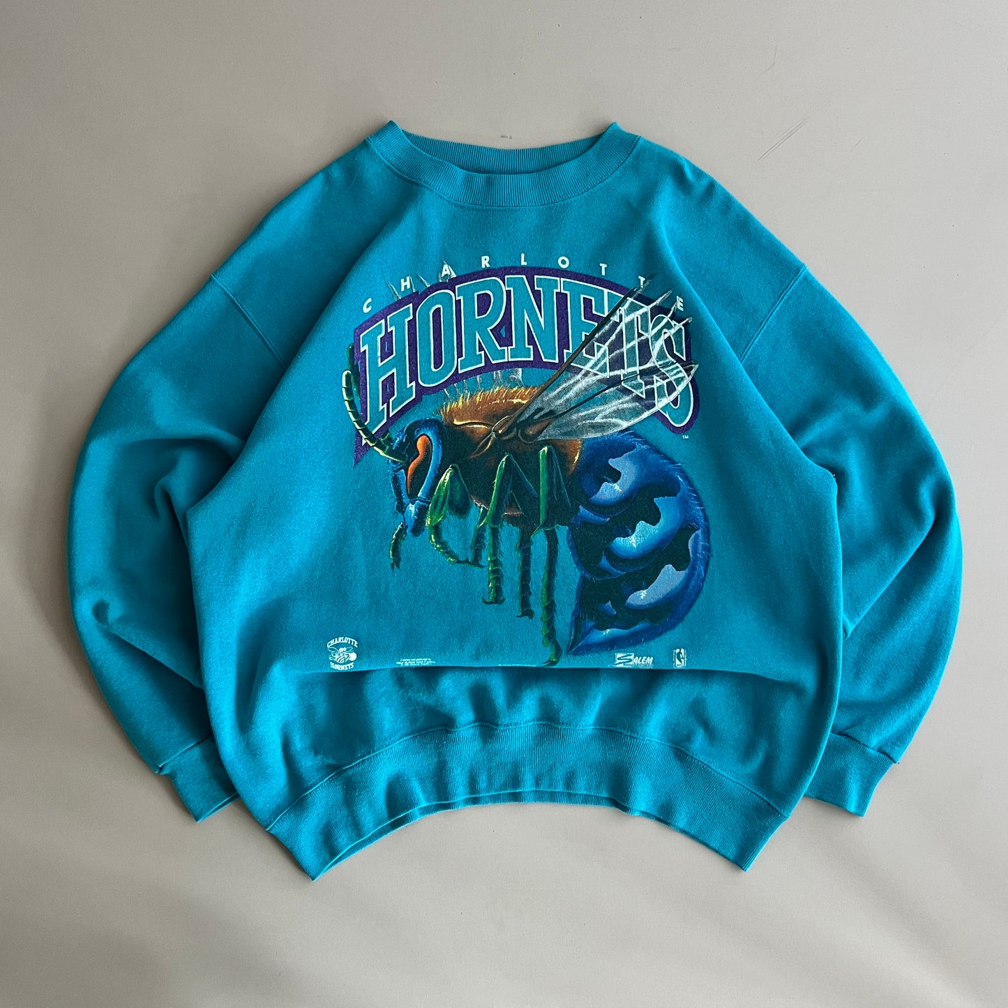 Large 1991 Charlotte Hornets Salem Sweatshirt