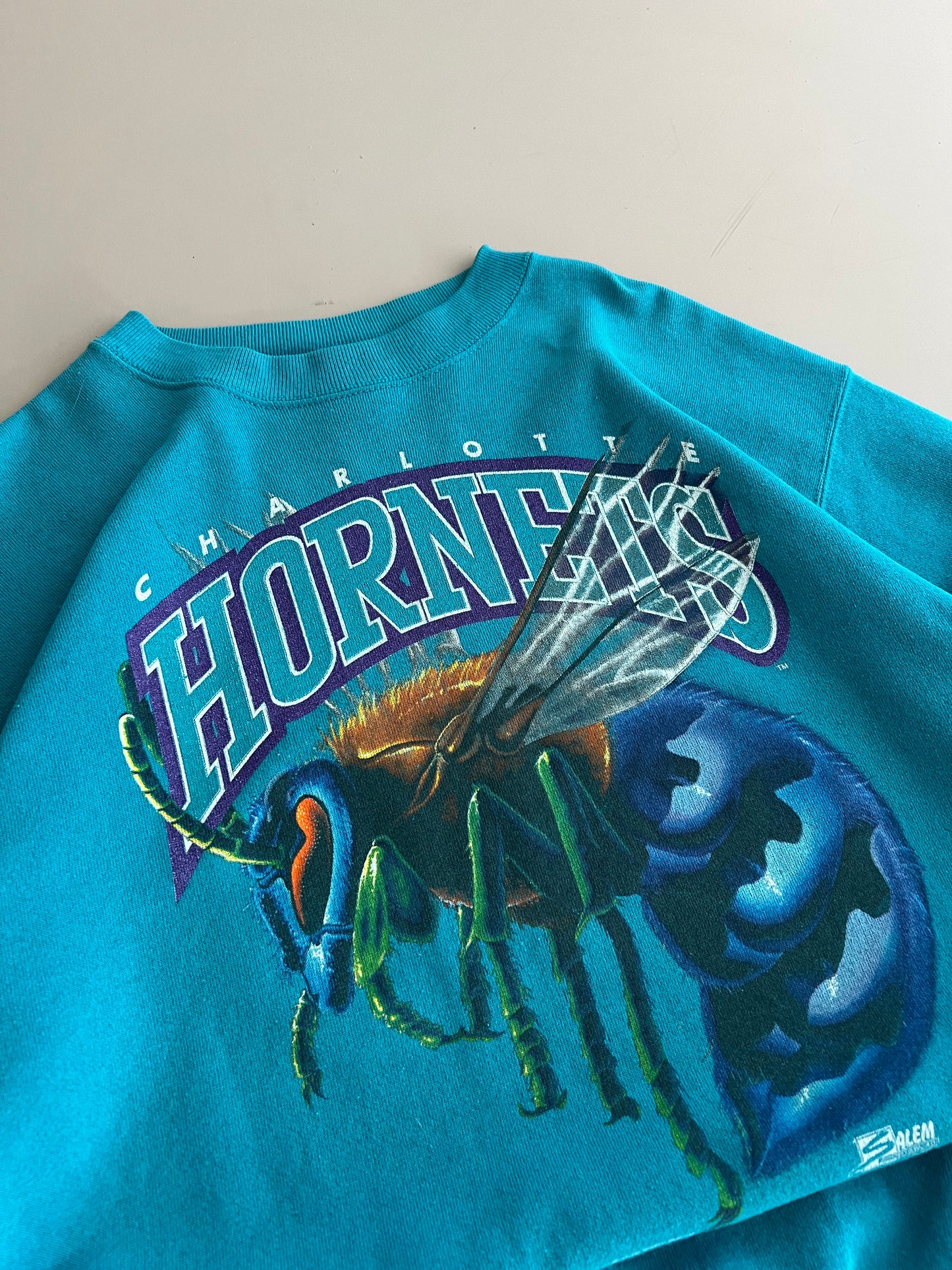 Large 1991 Charlotte Hornets Salem Sweatshirt