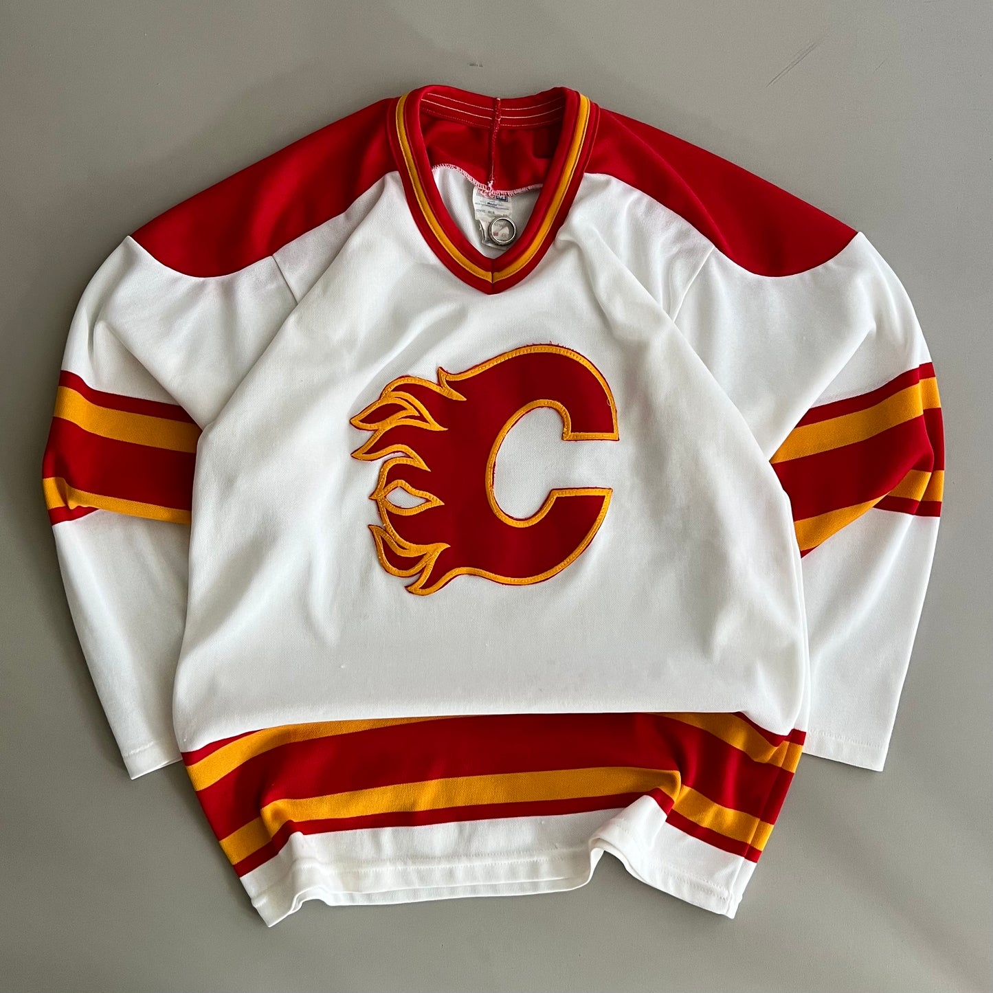 Small 80s Calgary Flames NHL Jersey