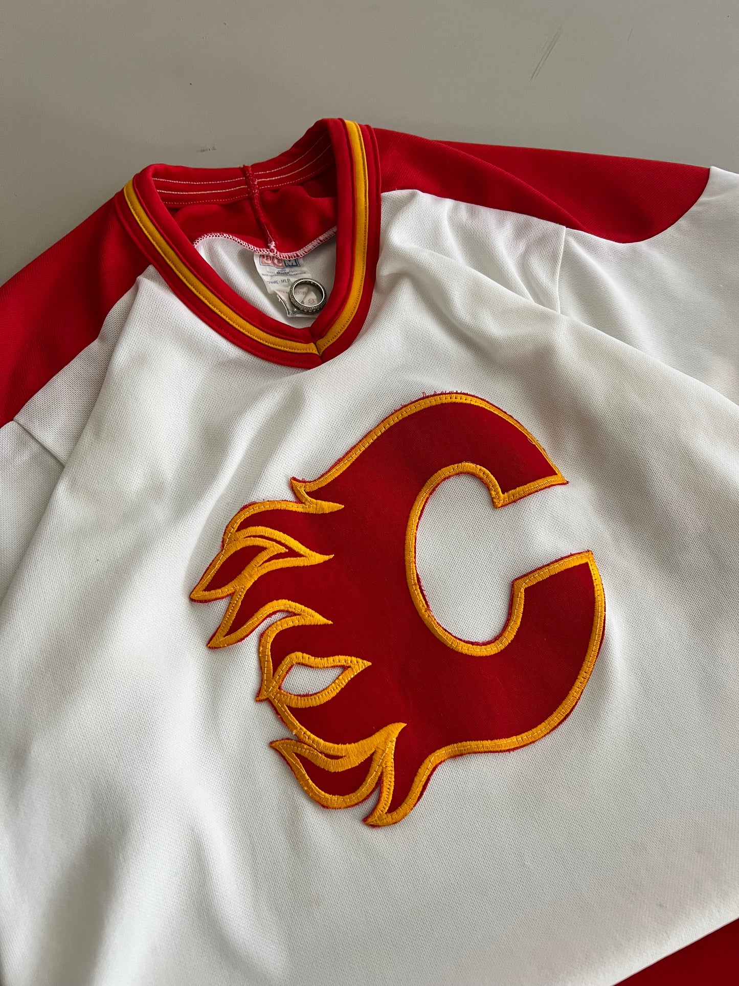 Small 80s Calgary Flames NHL Jersey