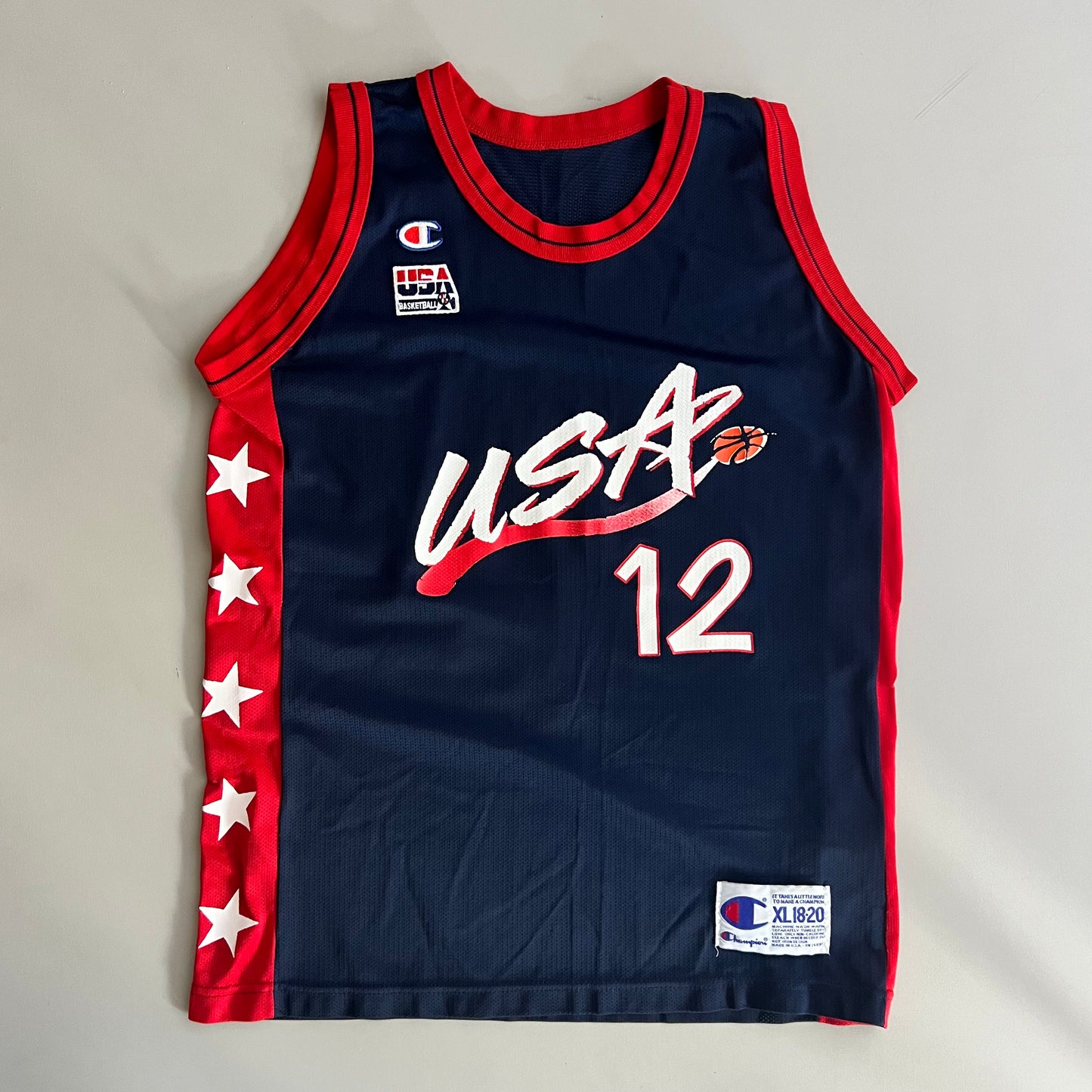 XL 90s Team USA John Stockton Jersey