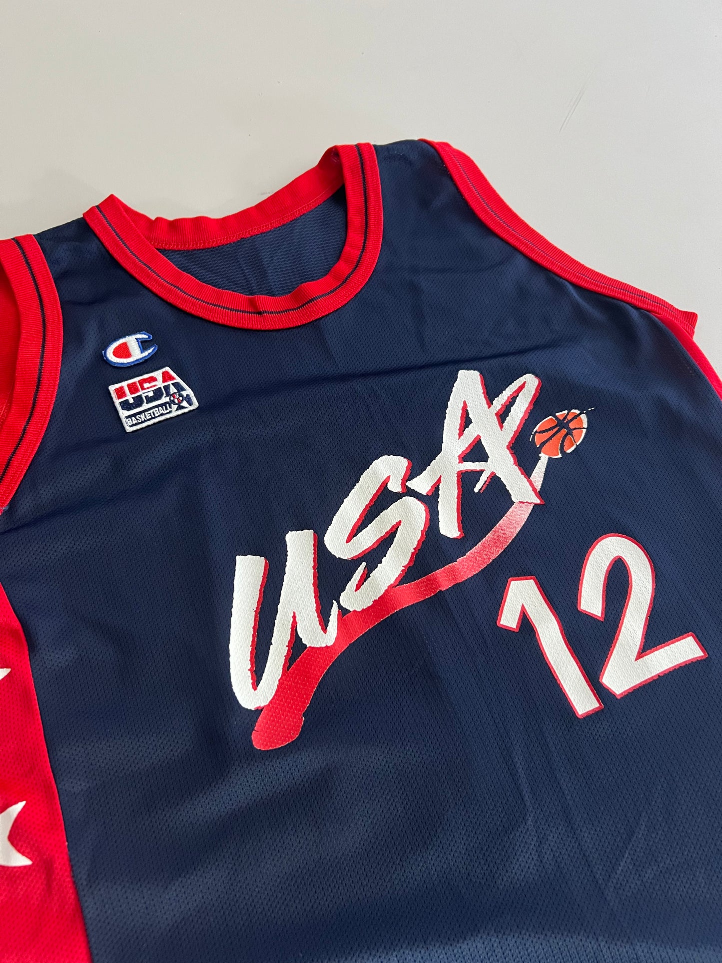 XL 90s Team USA John Stockton Jersey