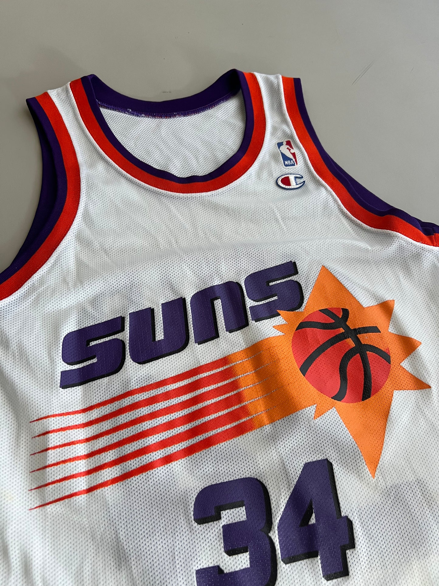 Large 90s Phoenix Suns Charles Barkey Jersey