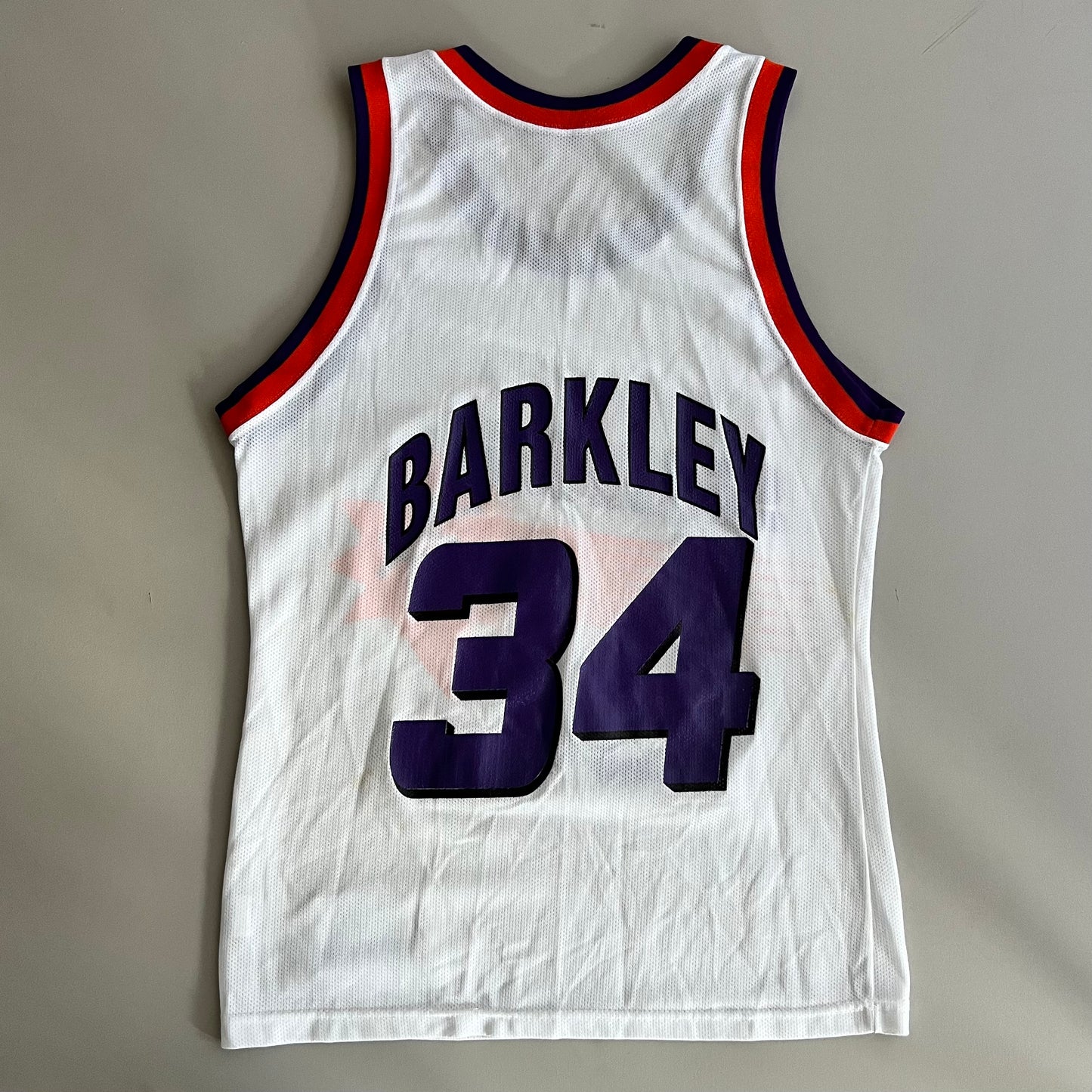 Large 90s Phoenix Suns Charles Barkey Jersey
