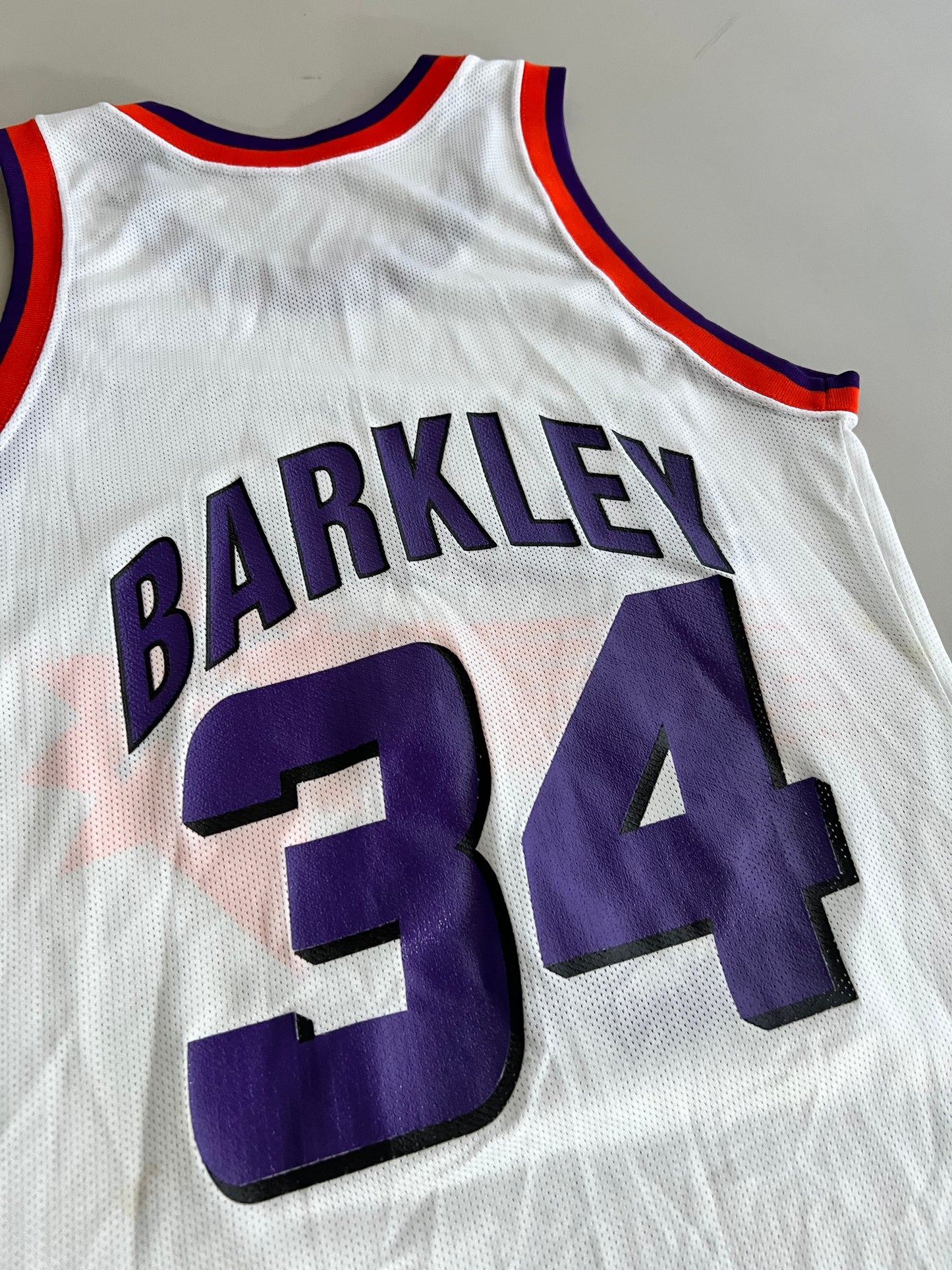 Large 90s Phoenix Suns Charles Barkey Jersey
