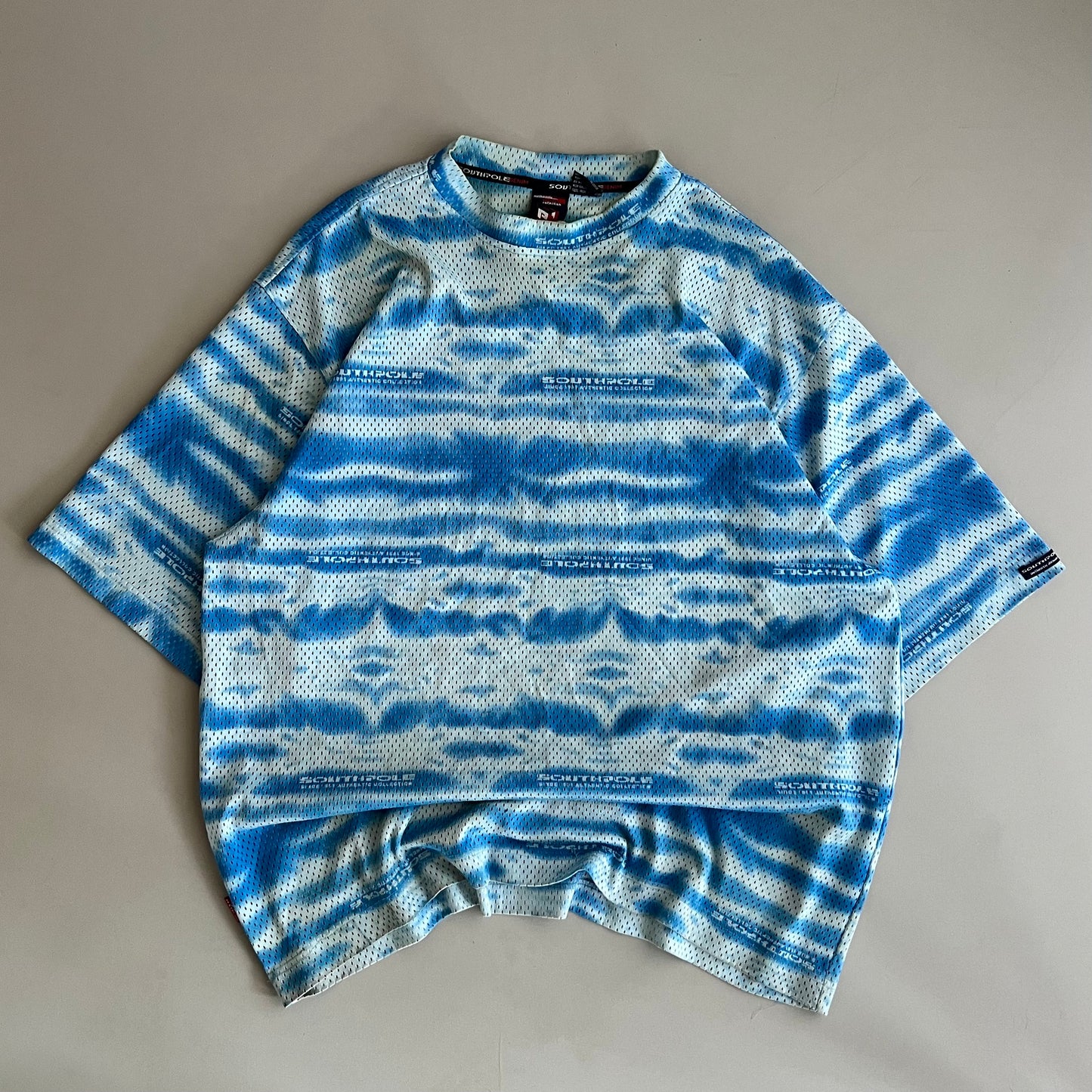 XL Y2K Southpole Mesh Shirt