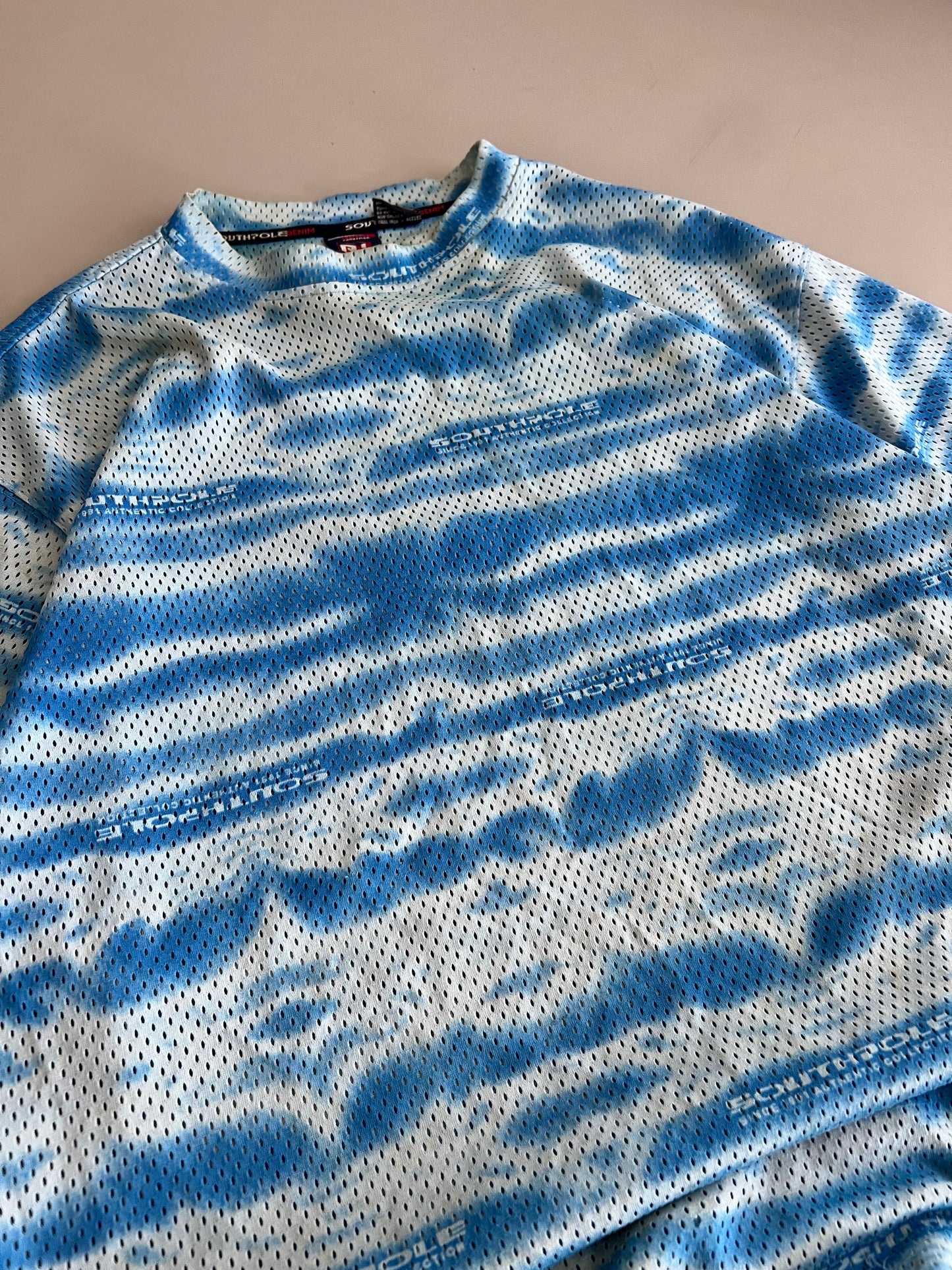 XL Y2K Southpole Mesh Shirt