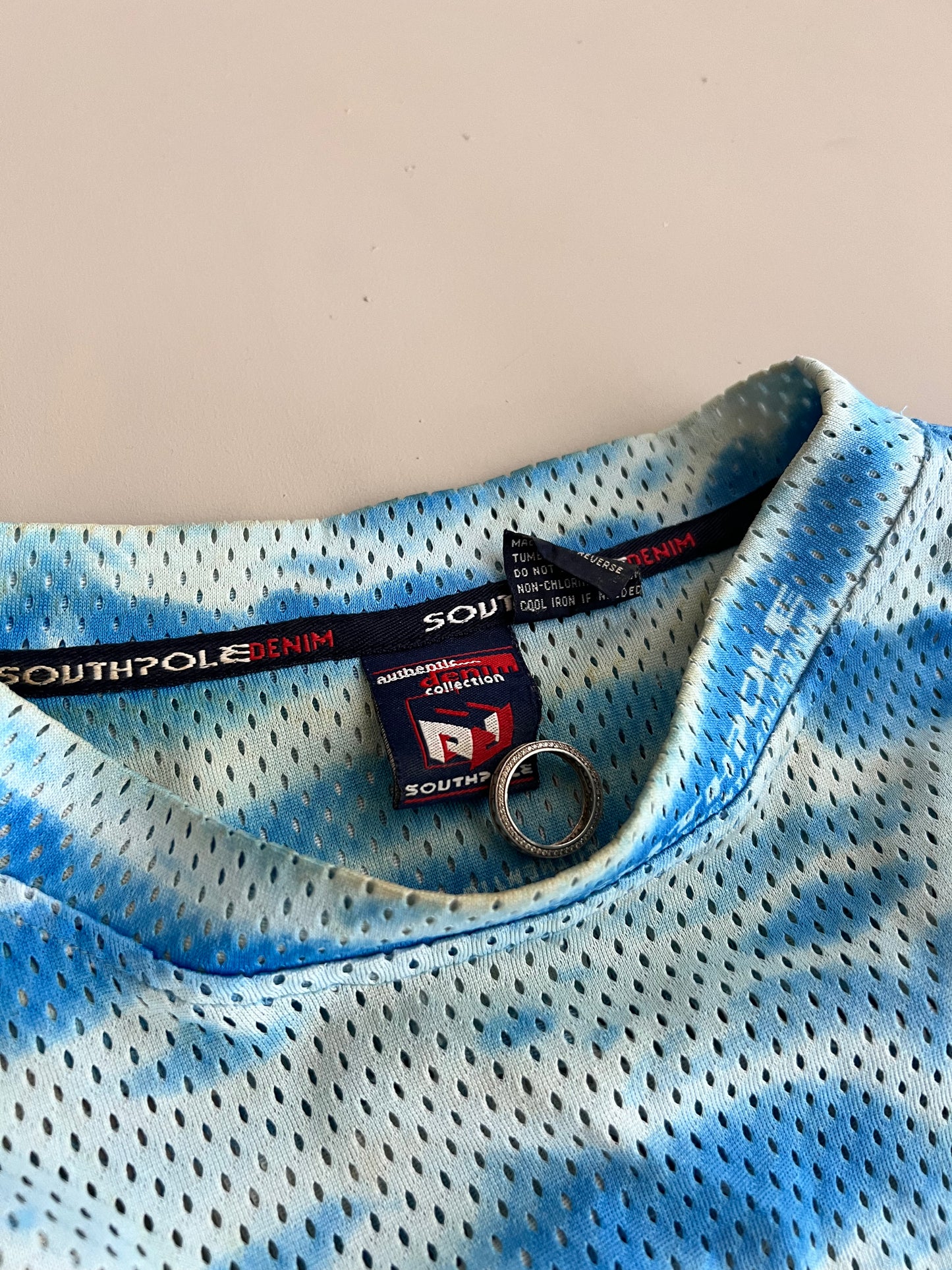 XL Y2K Southpole Mesh Shirt