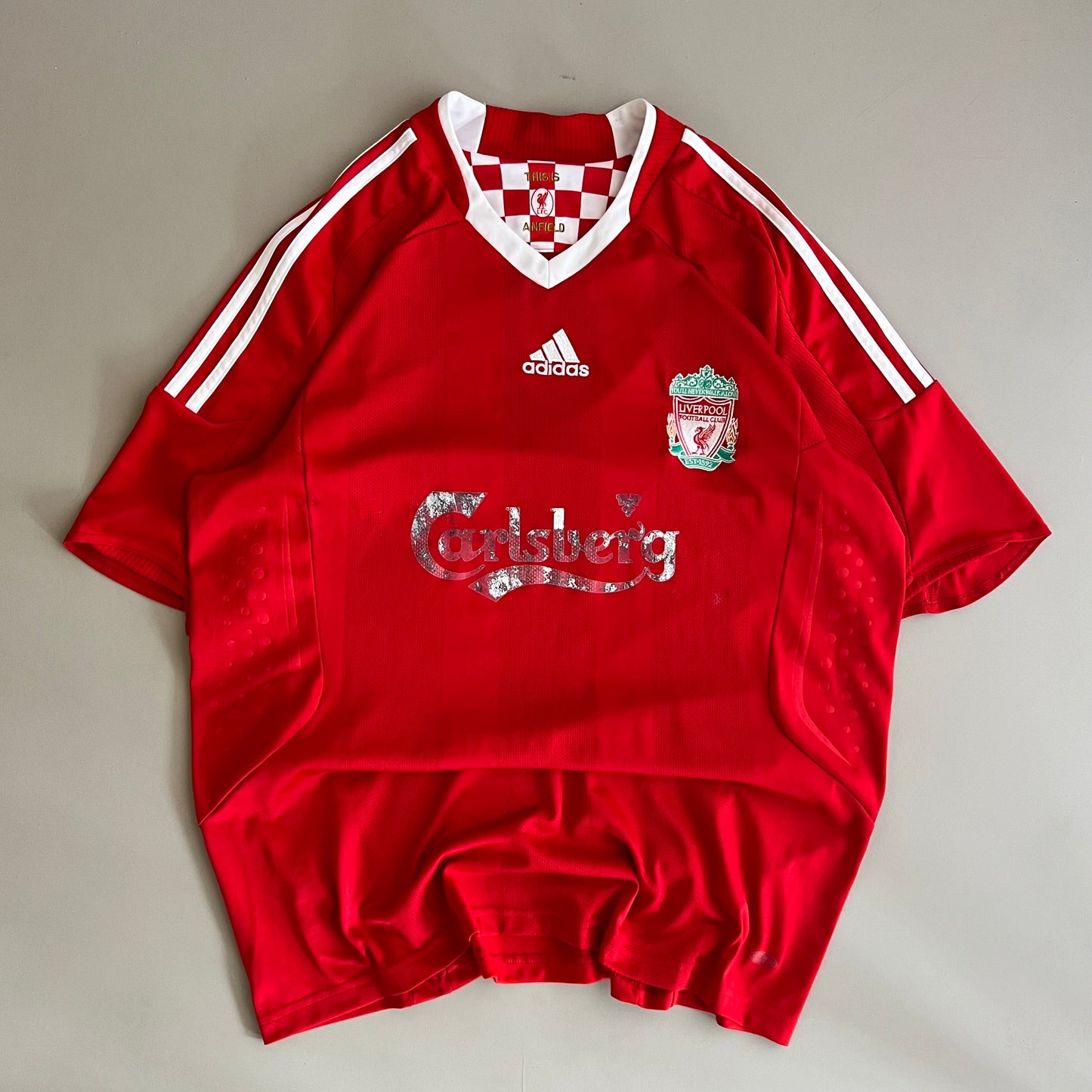 Large 2008/09 Liverpool FC Home Kit