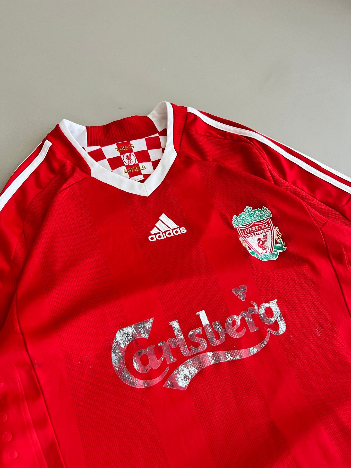 Large 2008/09 Liverpool FC Home Kit