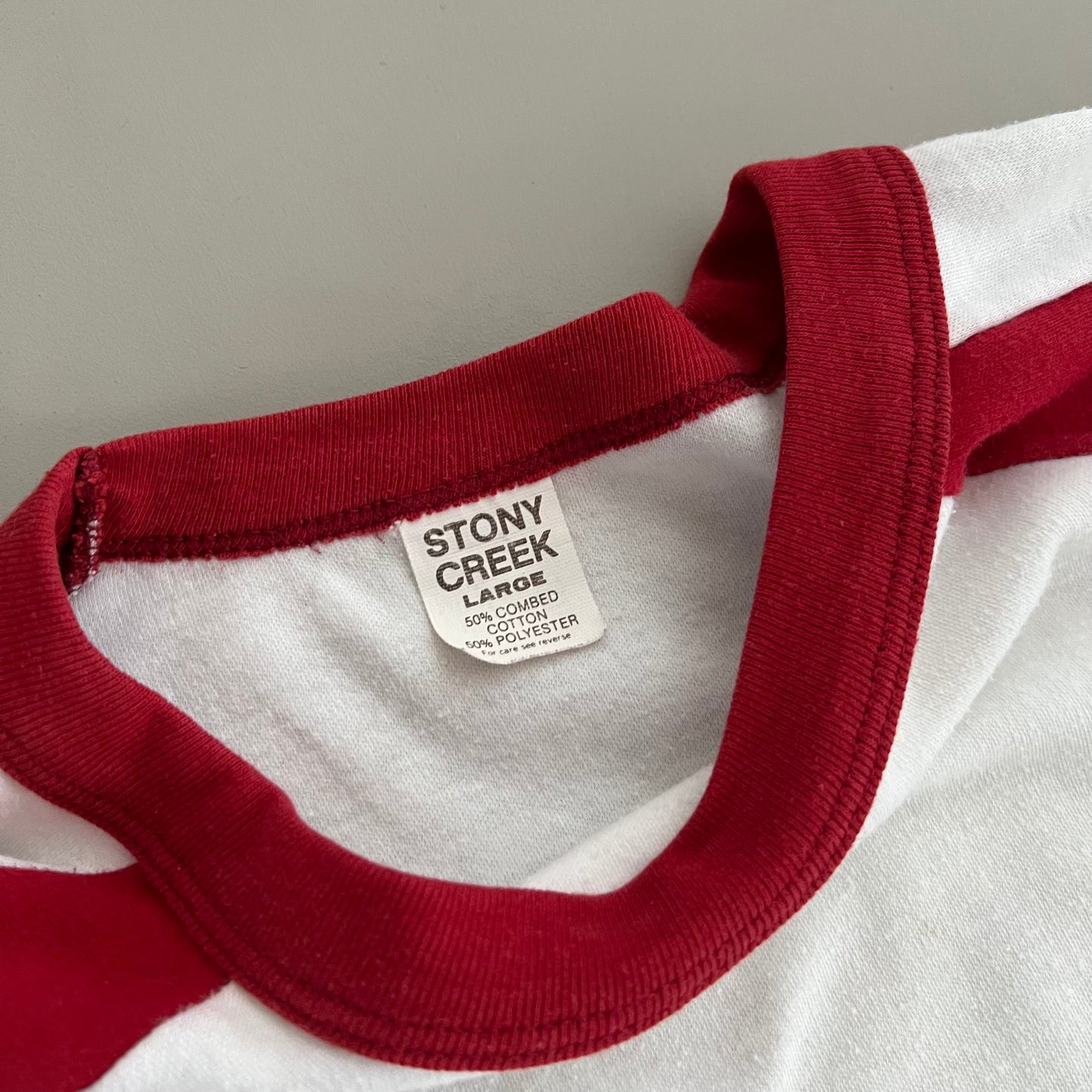 Large 1986 Rockingham Speedway Nascar T-shirt