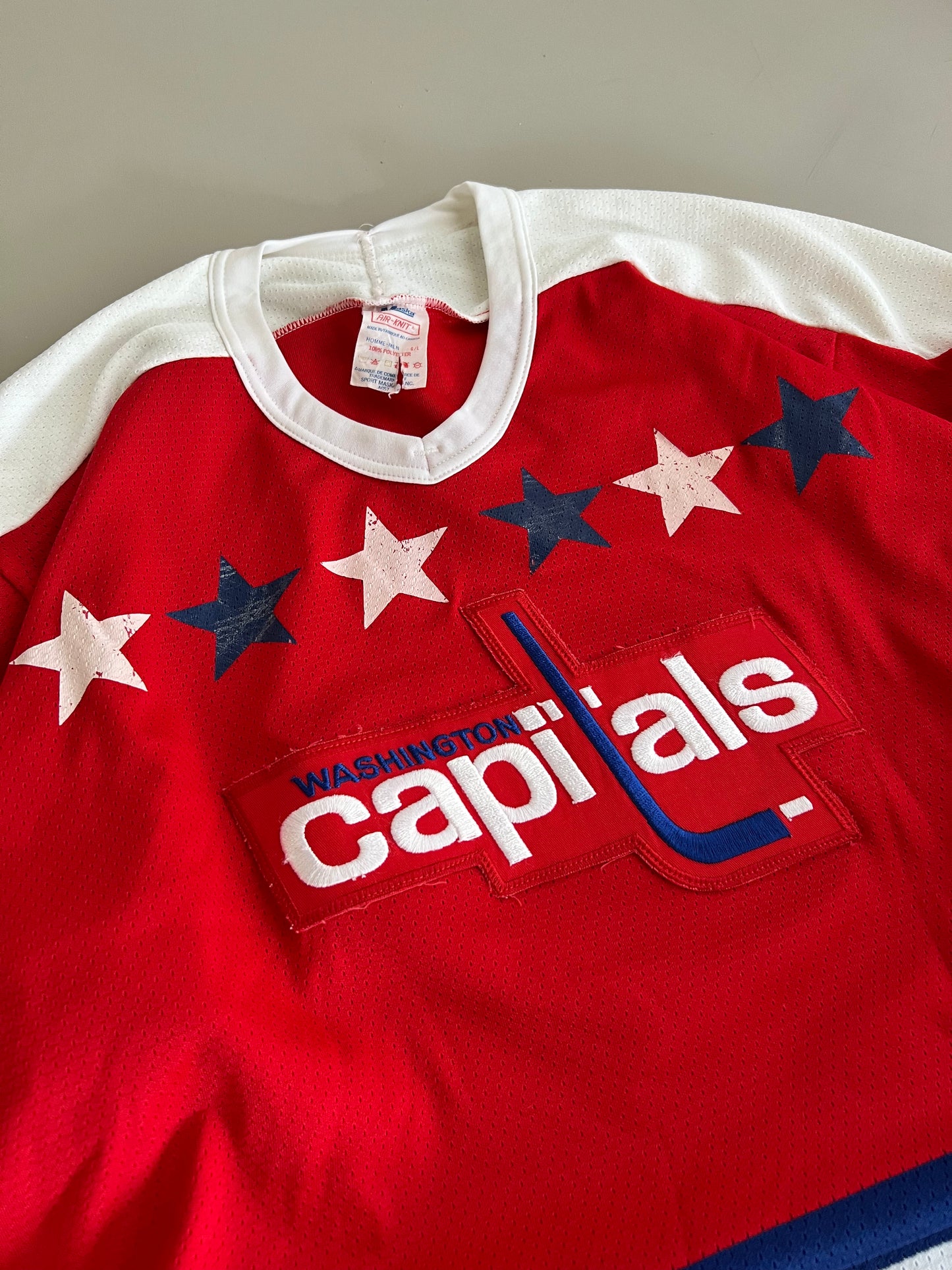 Large 90s Washington Capitals Jersey